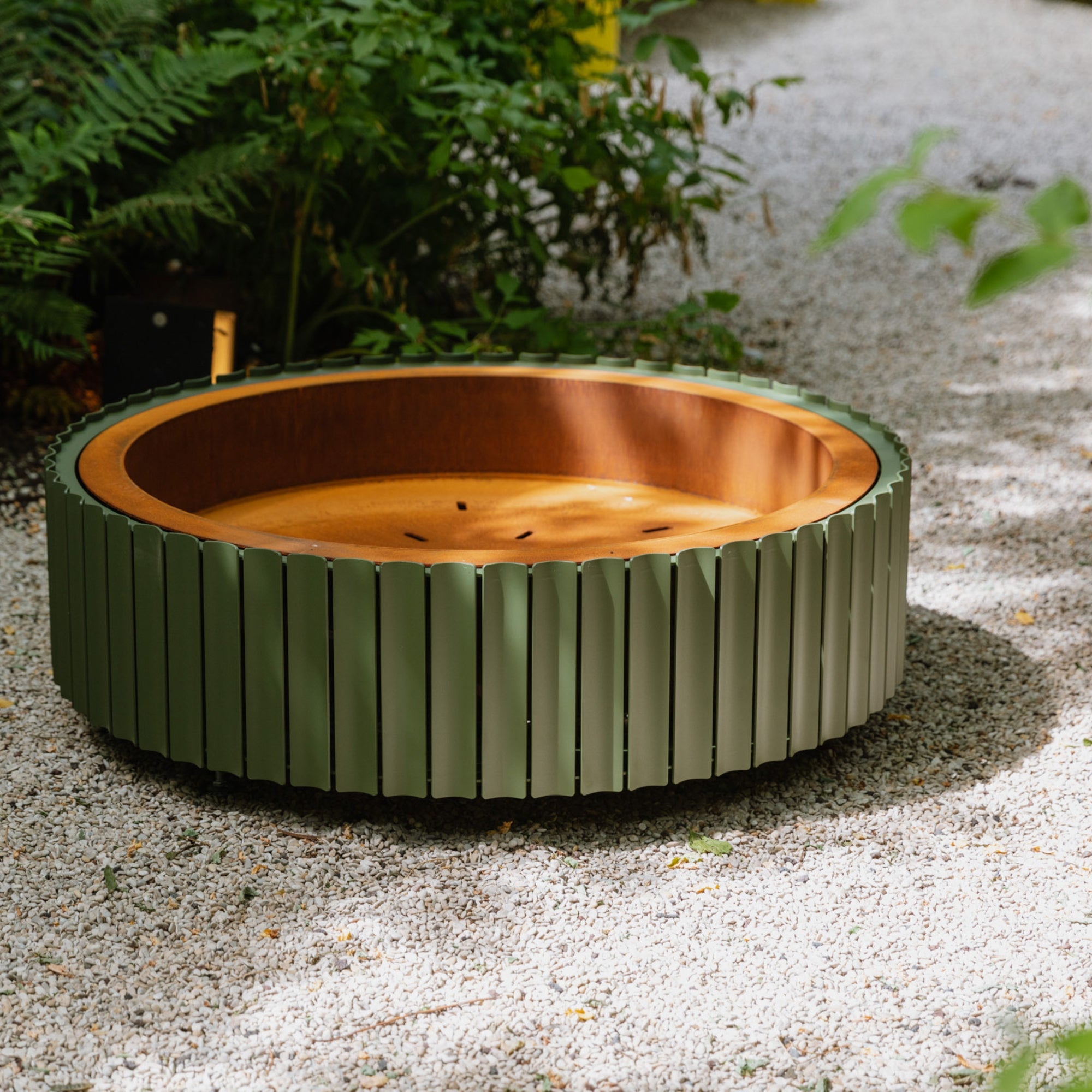 Wünder The Ring Fire Bowl – Corten Steel Outdoor Fire Pit