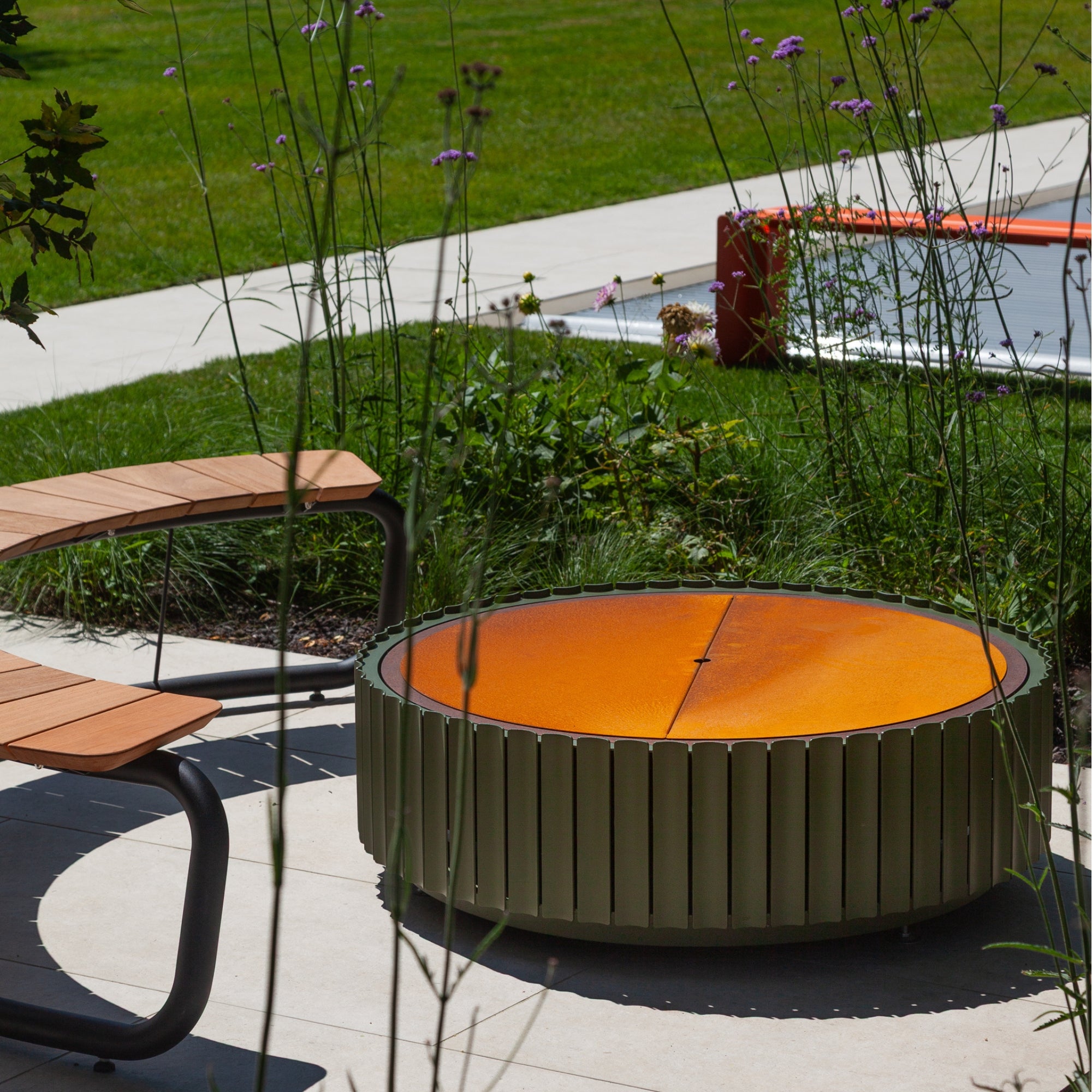 Wünder The Ring Fire Bowl – Corten Steel Outdoor Fire Pit