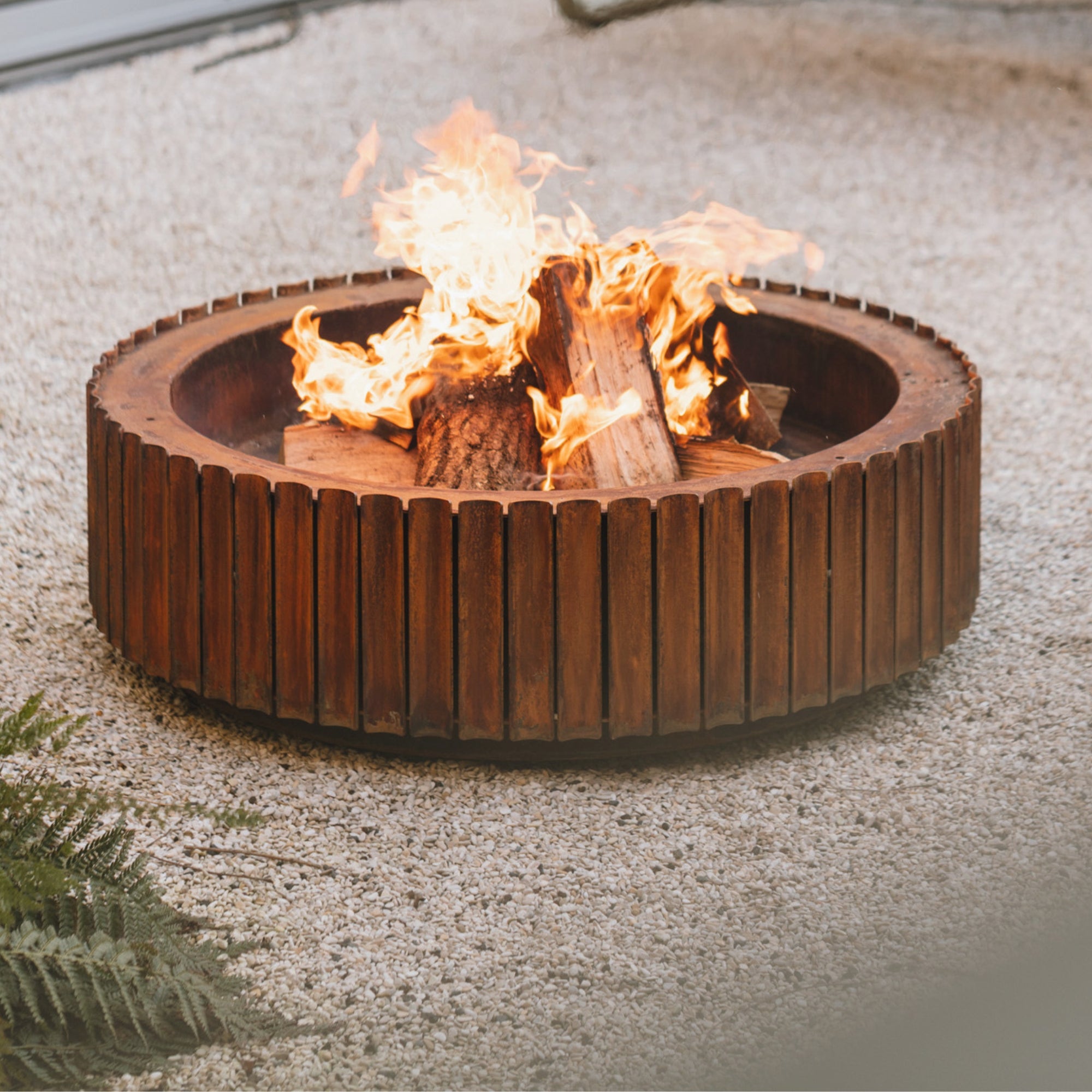 Wünder The Ring Fire Bowl – Corten Steel Outdoor Fire Pit