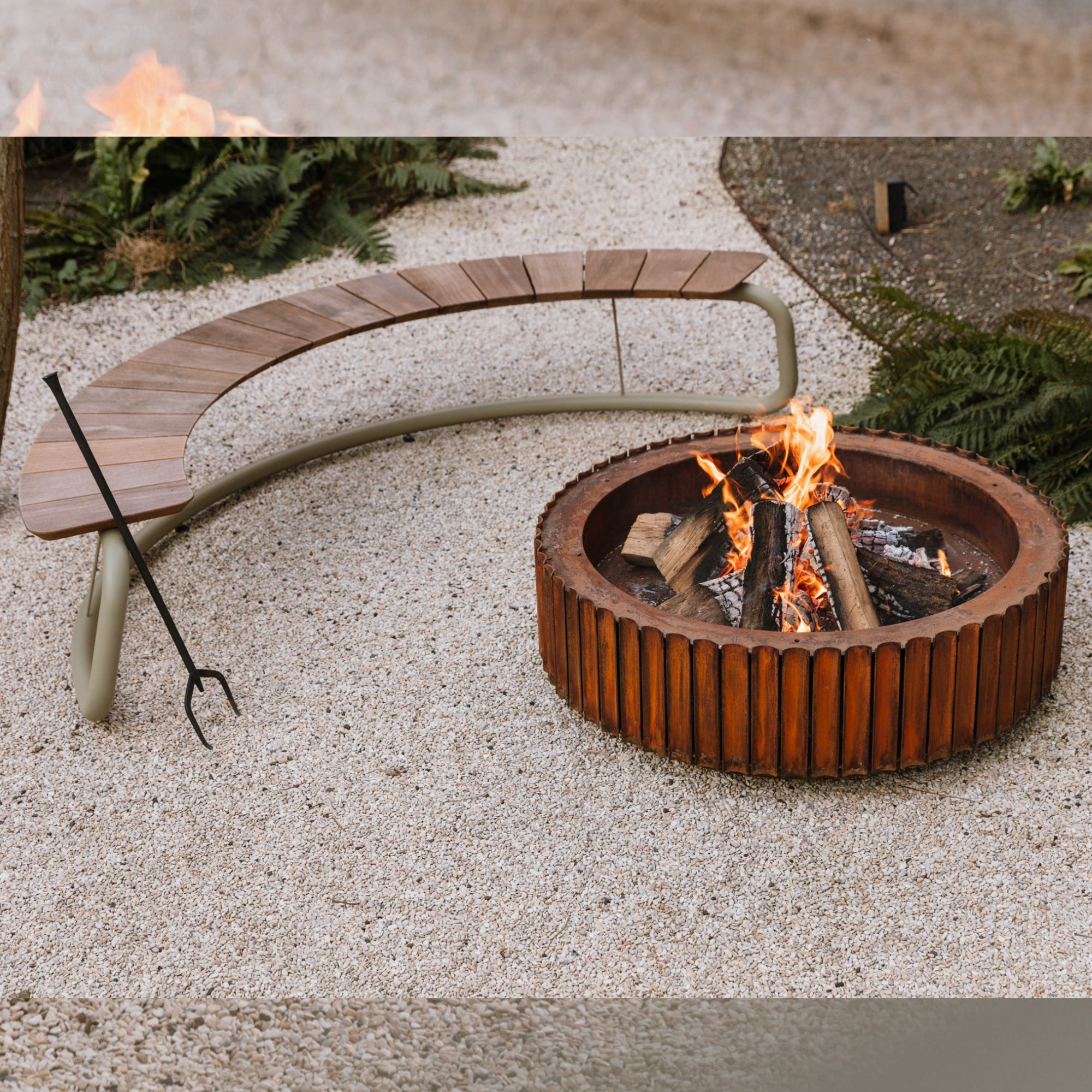 Wünder The Ring Fire Bowl – Corten Steel Outdoor Fire Pit