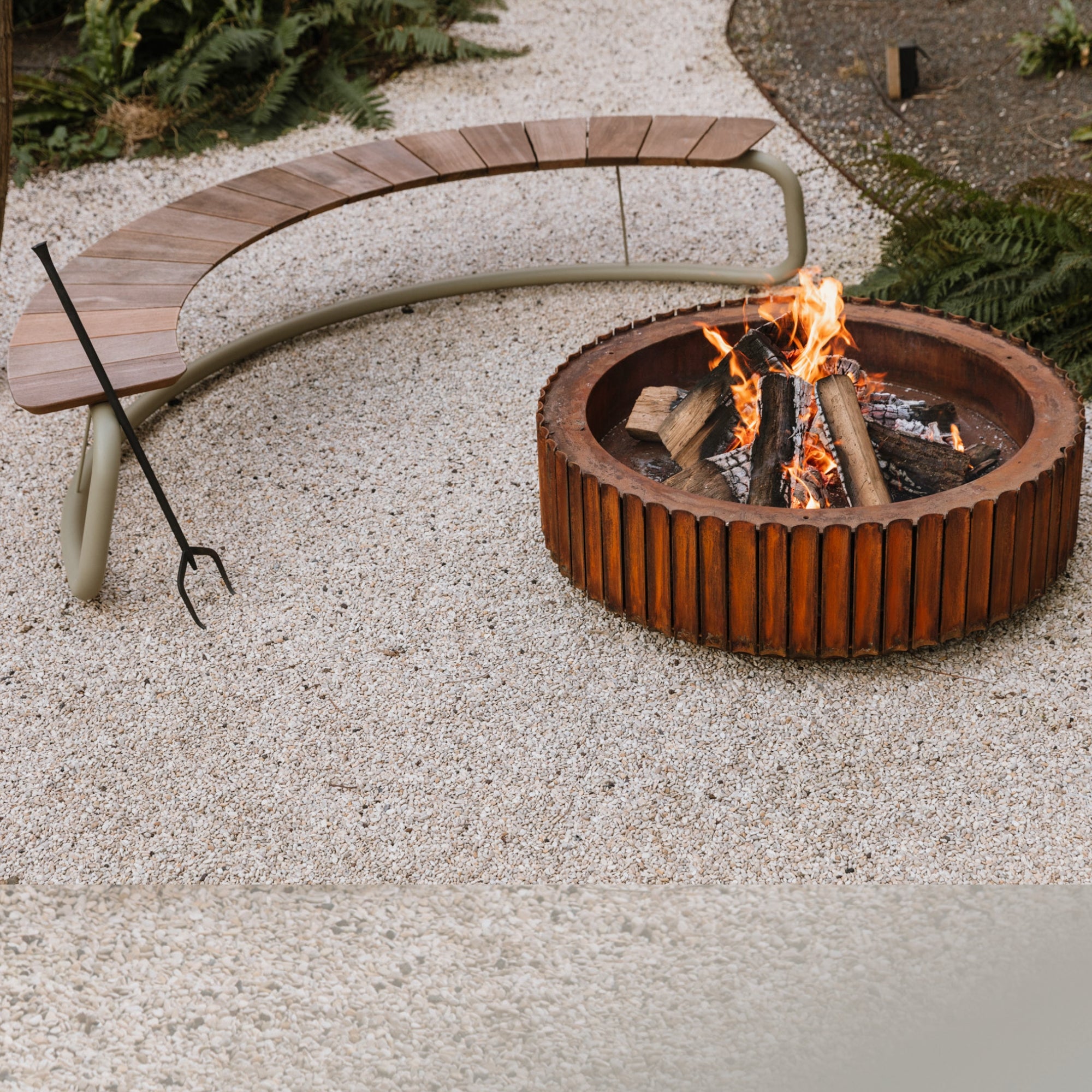 Wünder The Ring Fire Bowl – Corten Steel Outdoor Fire Pit