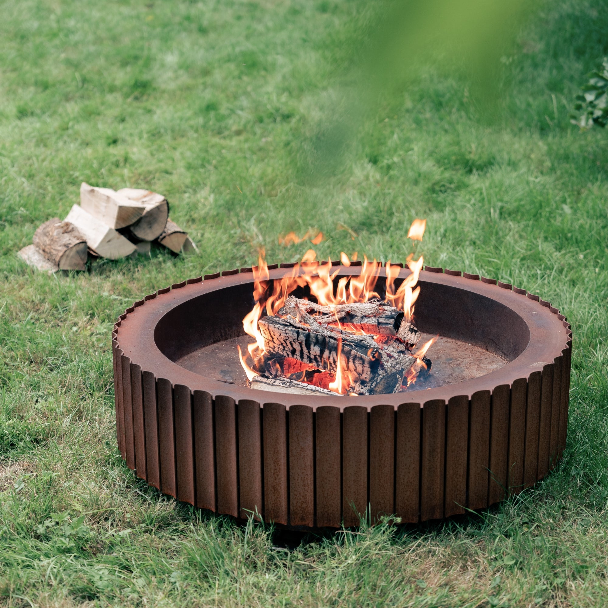 Wünder The Ring Fire Bowl – Corten Steel Outdoor Fire Pit