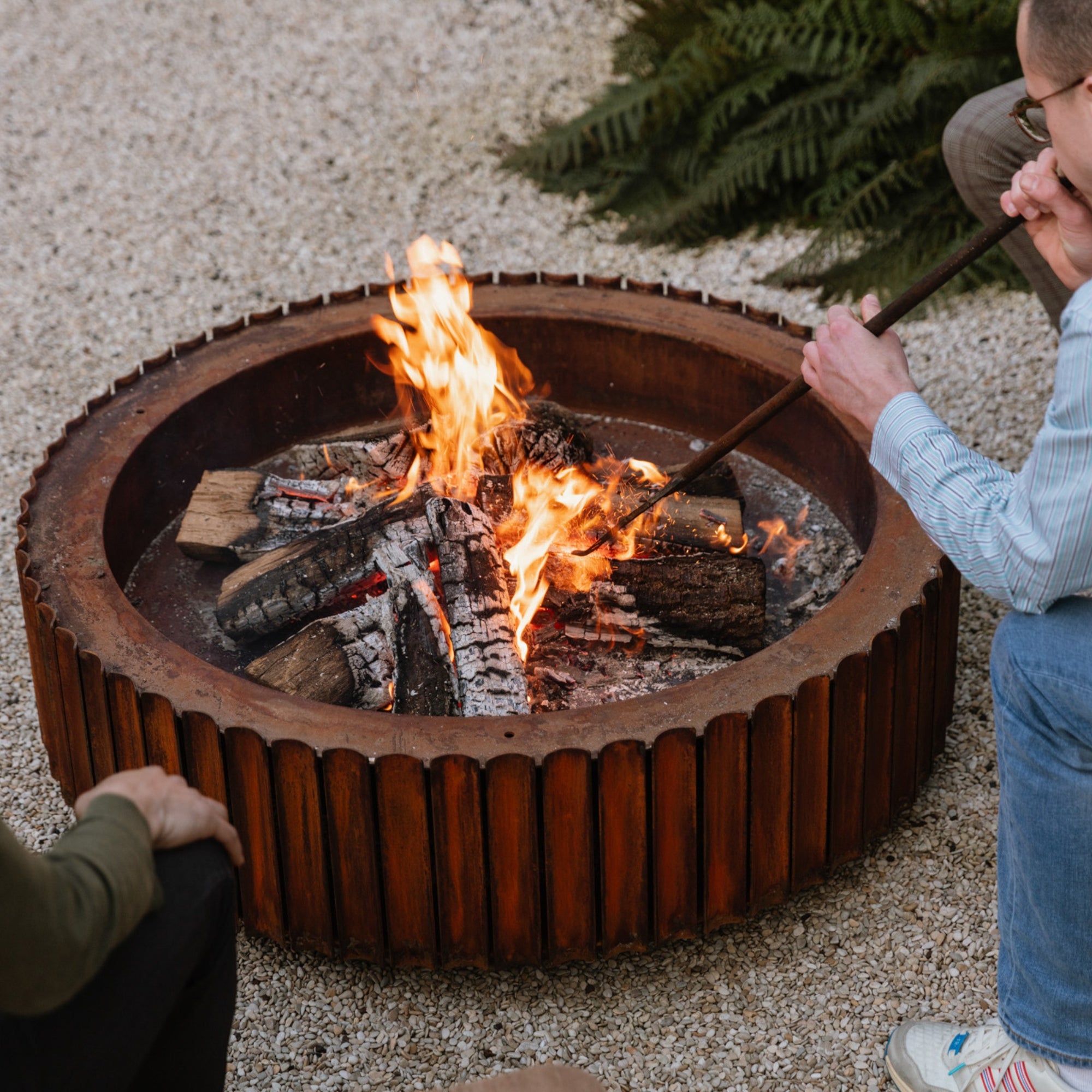 Wünder The Ring Fire Bowl – Corten Steel Outdoor Fire Pit