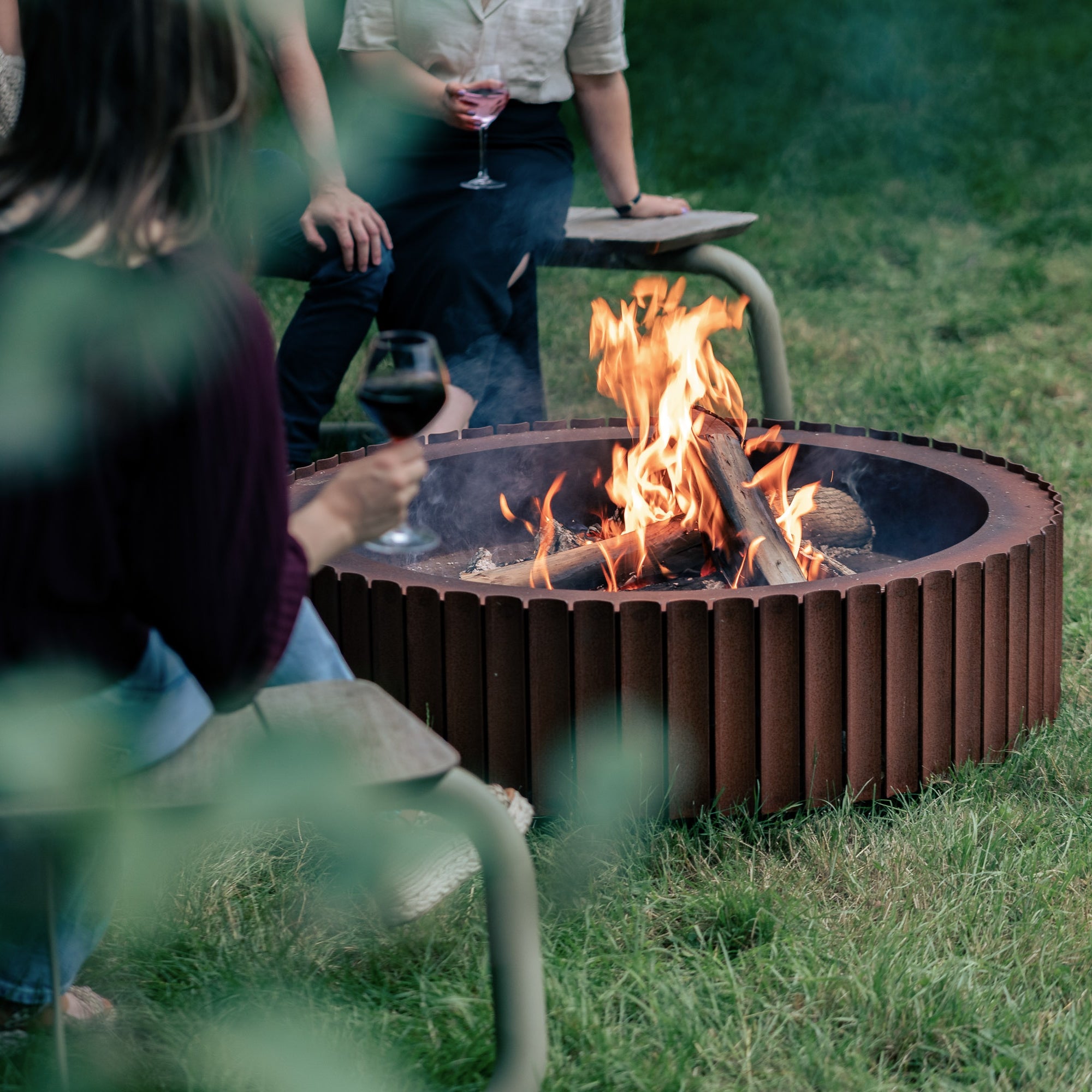 Wünder The Ring Fire Bowl – Corten Steel Outdoor Fire Pit