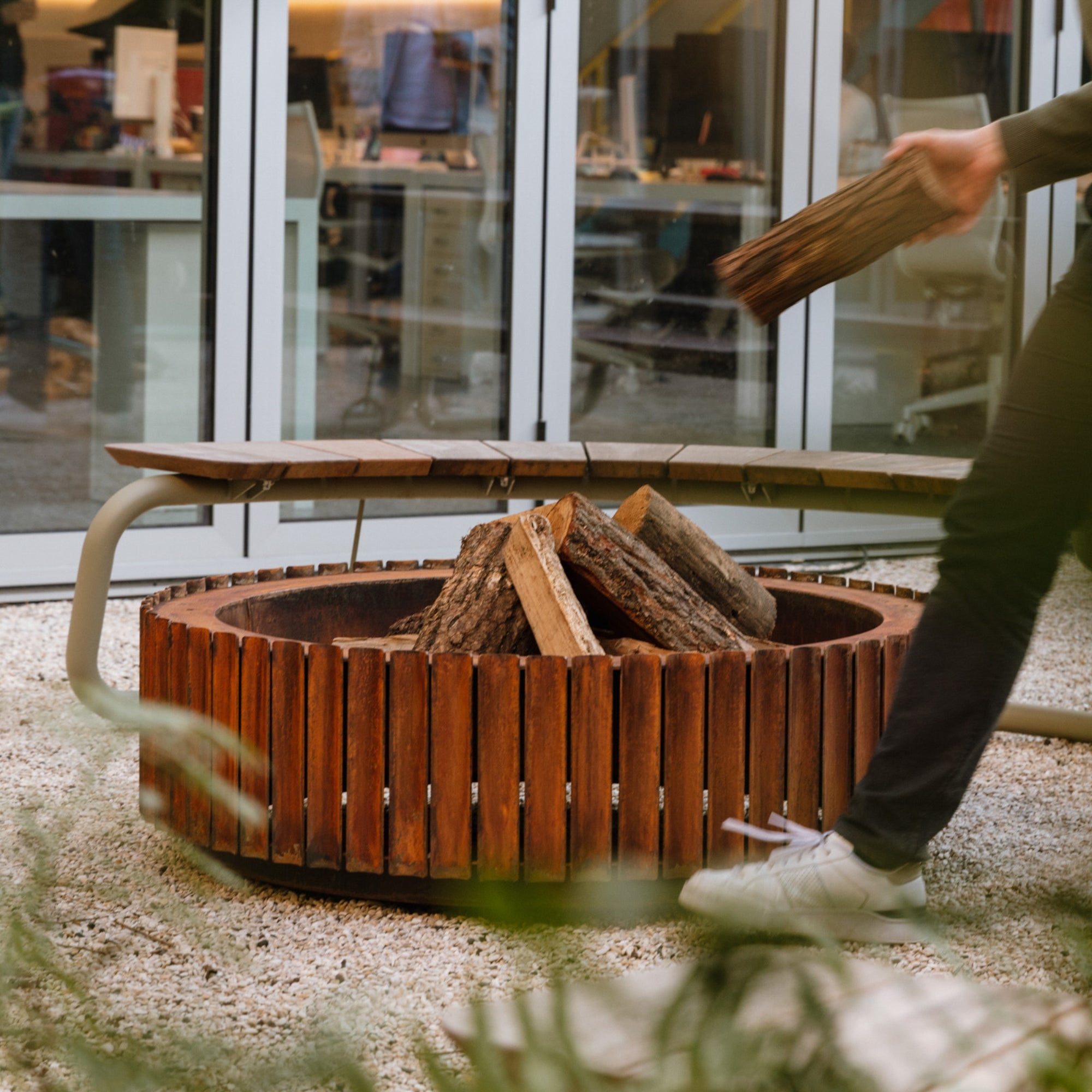 Wünder The Ring Fire Bowl – Corten Steel Outdoor Fire Pit