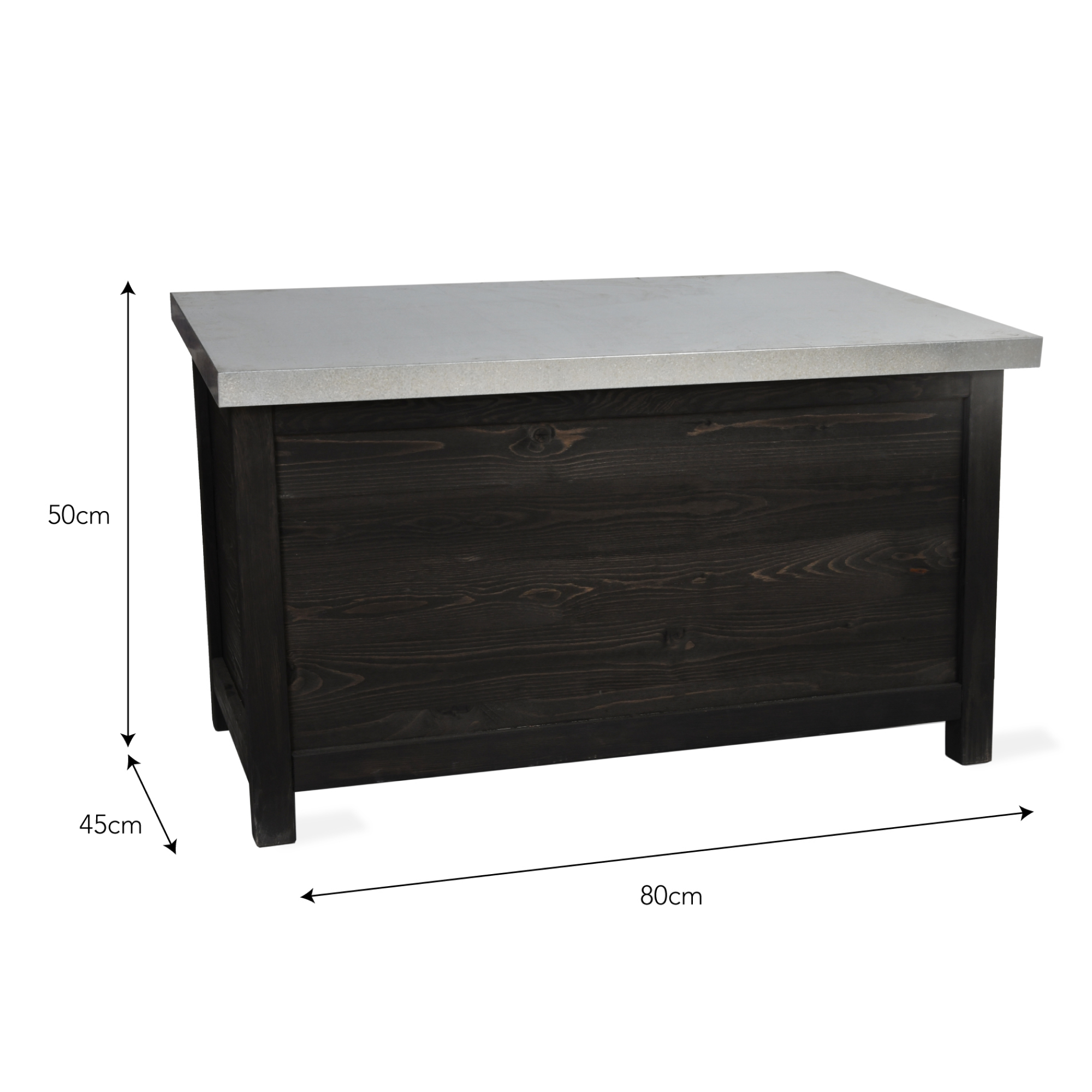 Moreton Small Black Outdoor Storage Box – Spruce Garden Storage
