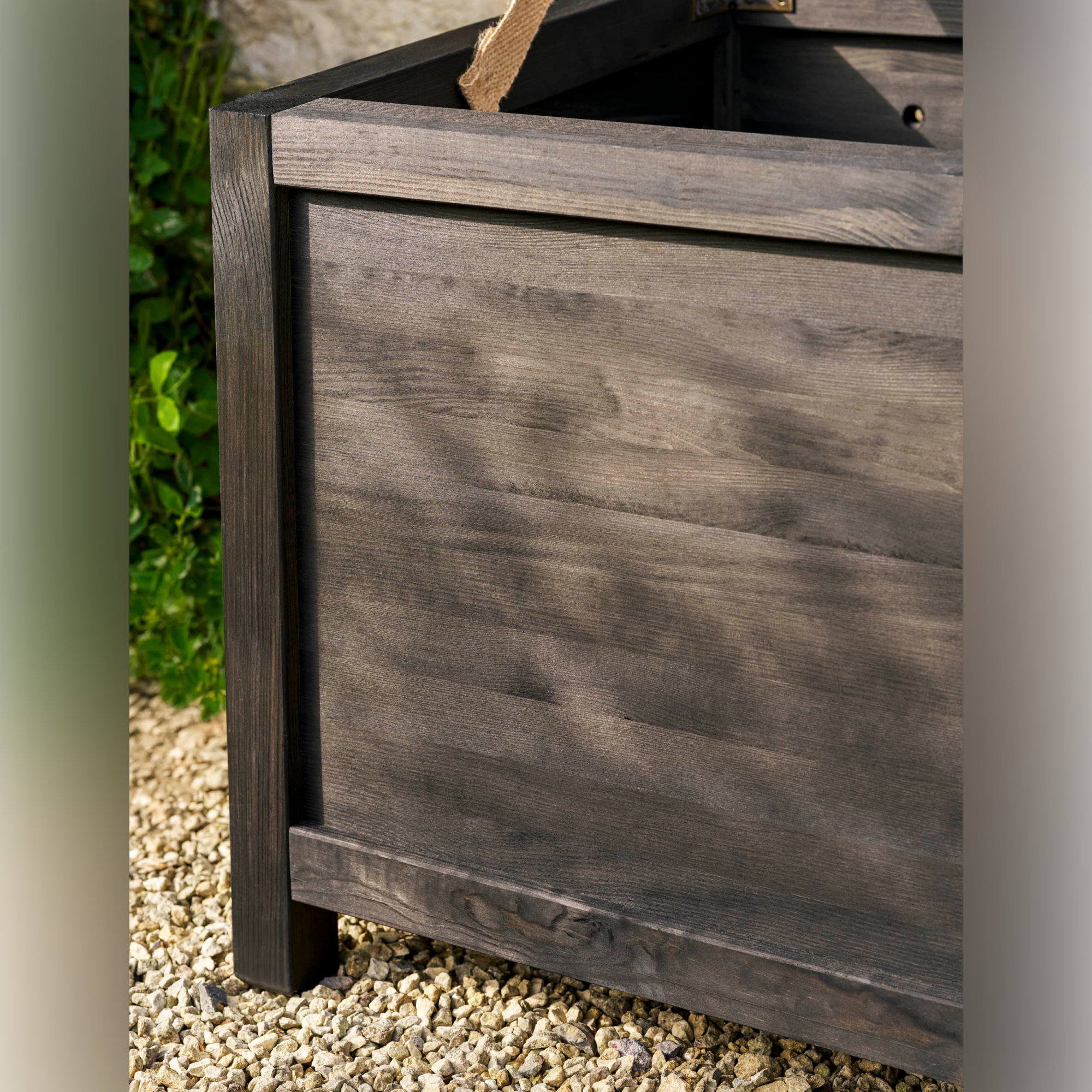 Moreton Large Outdoor Storage Box in Black Spruce