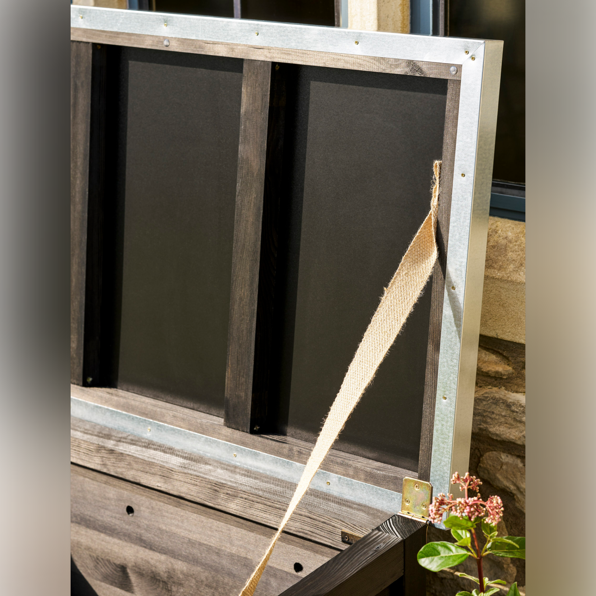 Moreton Large Outdoor Storage Box in Black Spruce