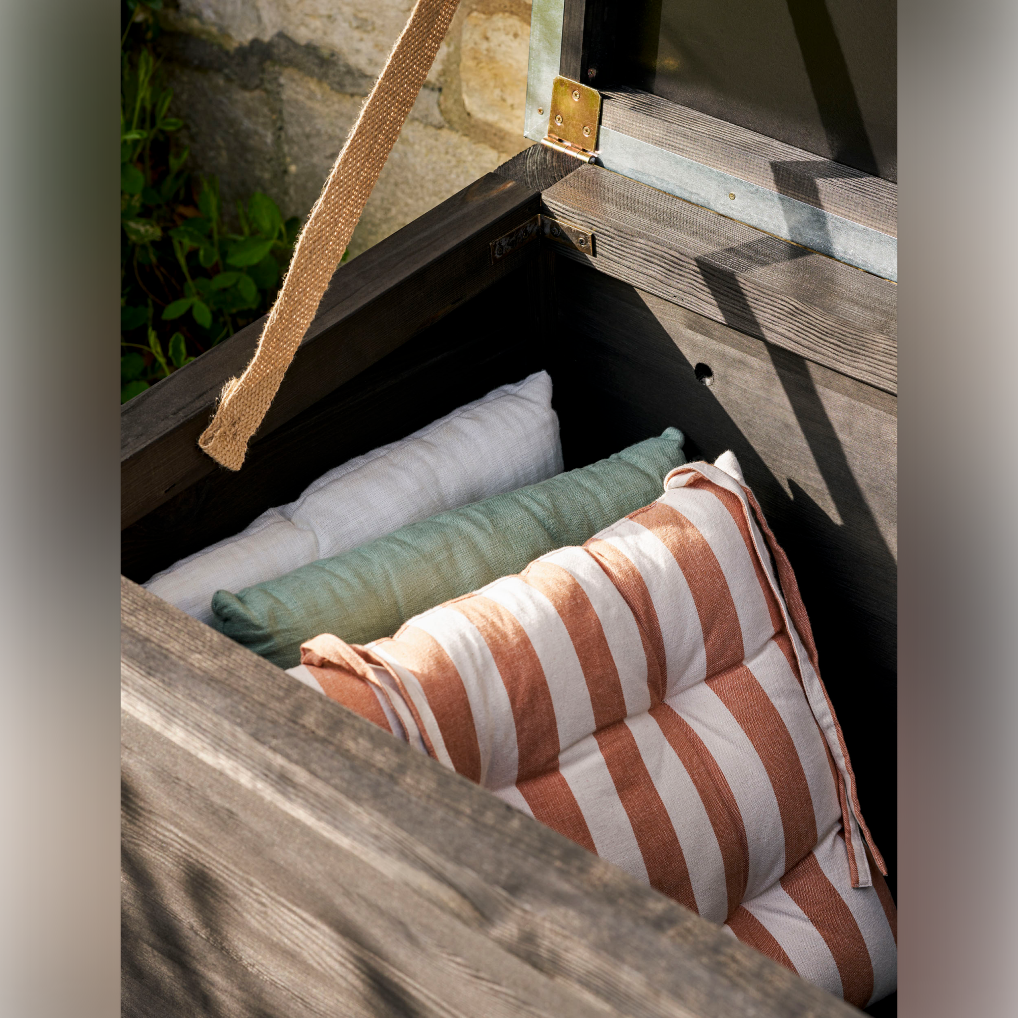 Moreton Large Outdoor Storage Box in Black Spruce