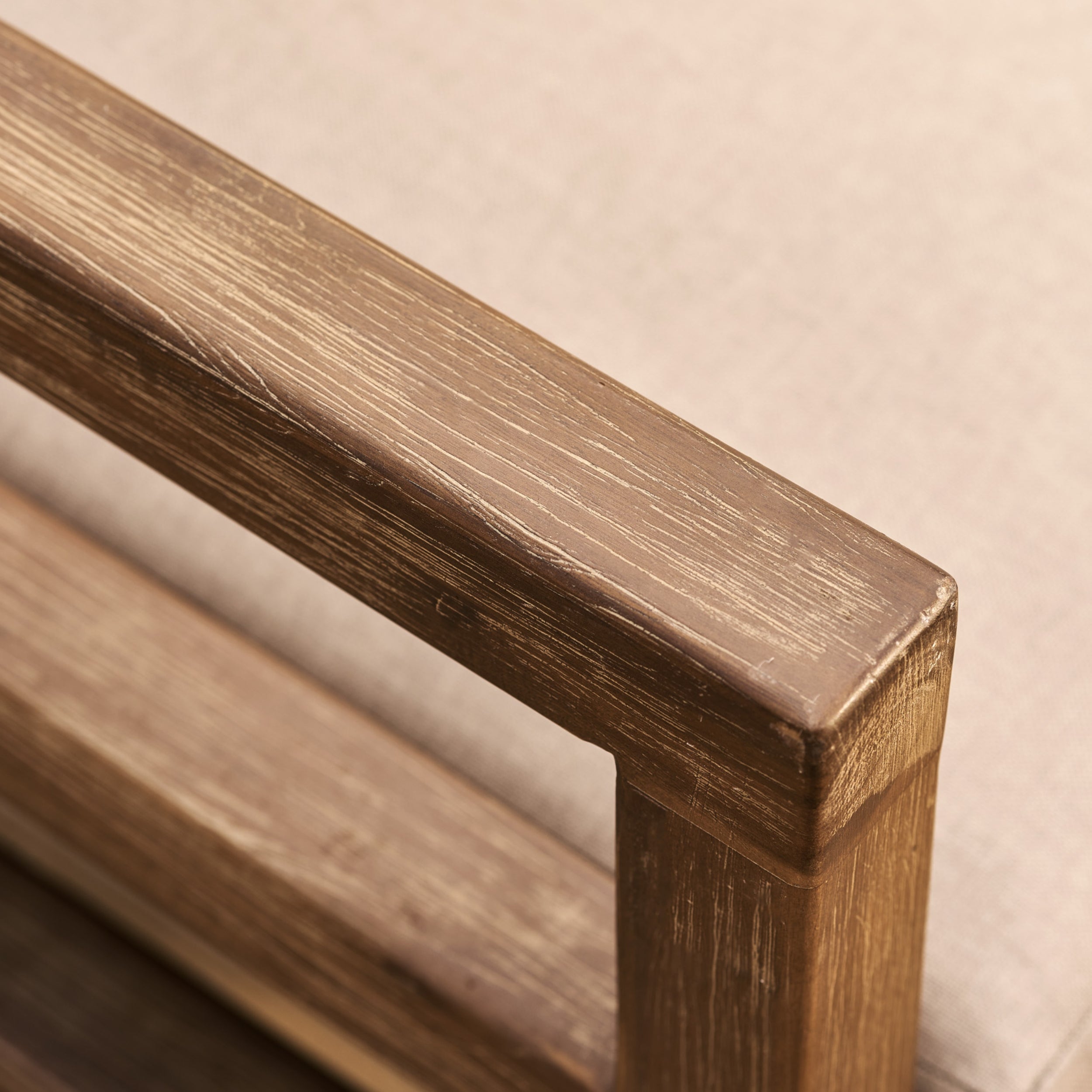 Sandridge Corner Sofa Set – Dark Natural Acacia Wood