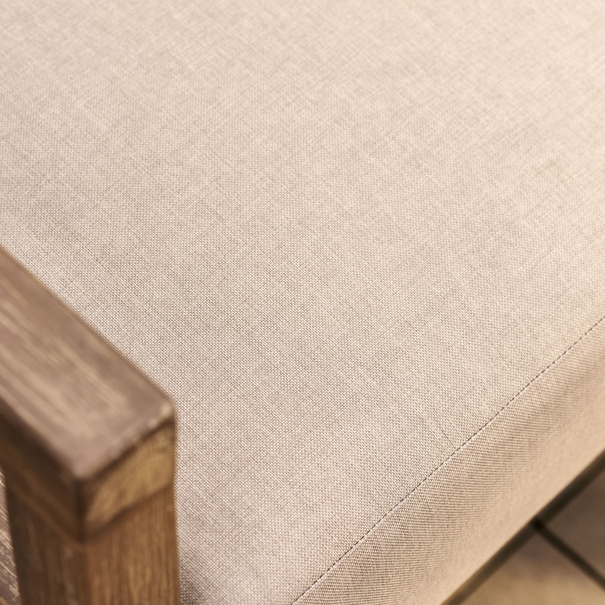 Sandridge Corner Sofa Set – Dark Natural Acacia Wood