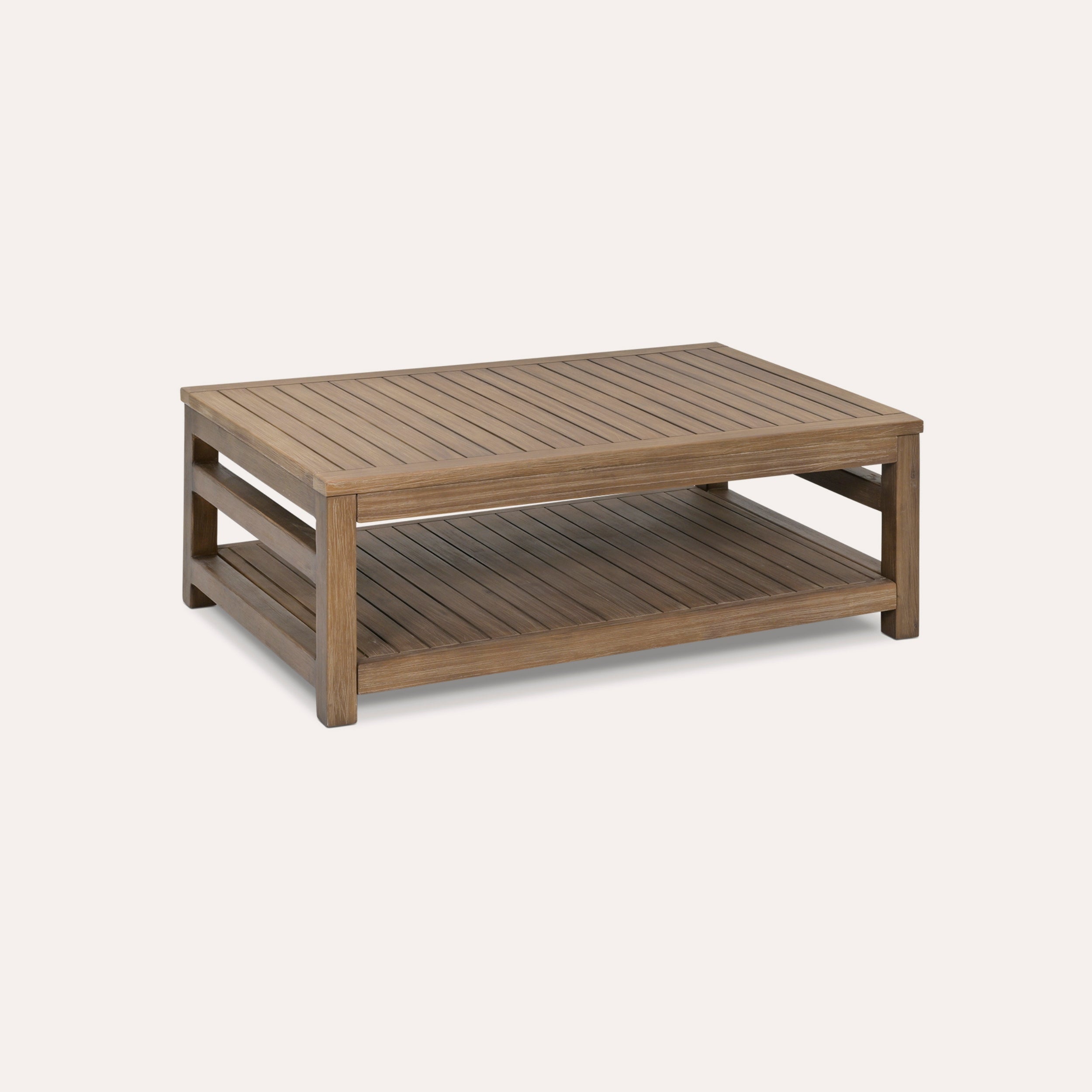 Sandridge Rectangular Coffee Table – Dark Natural Acacia Wood
