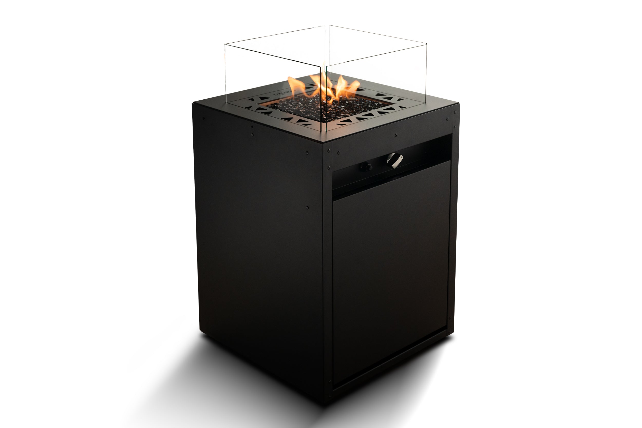 Planika Square Table – Black with Cover