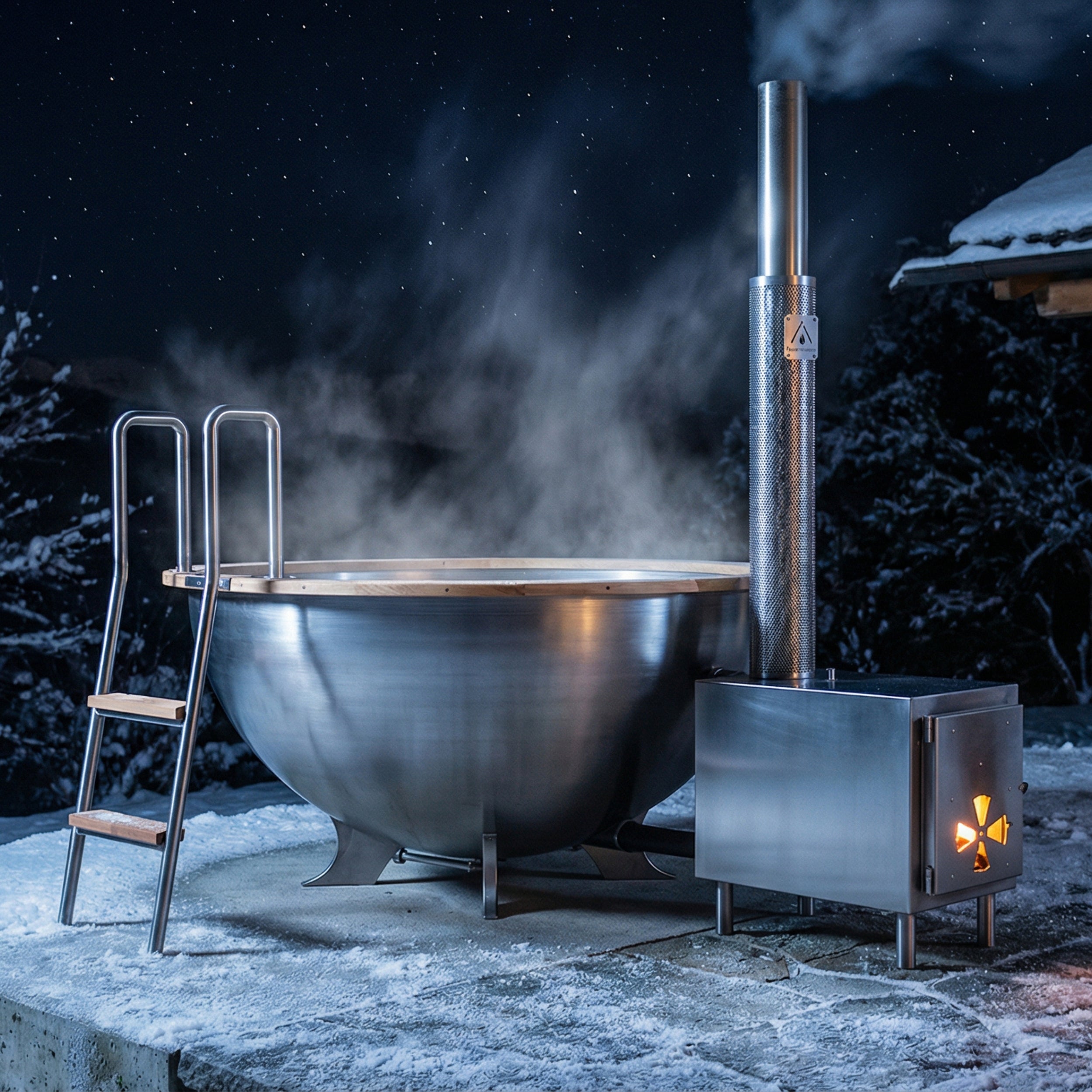 FEUERWASSER Stainless Steel Hot Tub & Plunge Pool