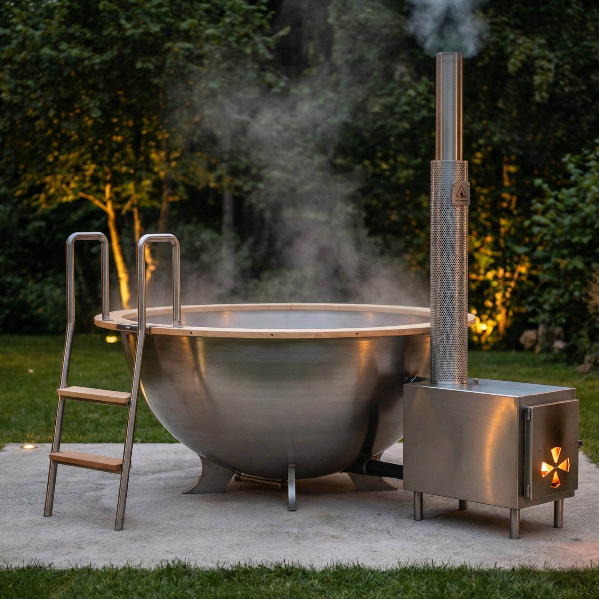 FEUERWASSER Stainless Steel Hot Tub & Plunge Pool