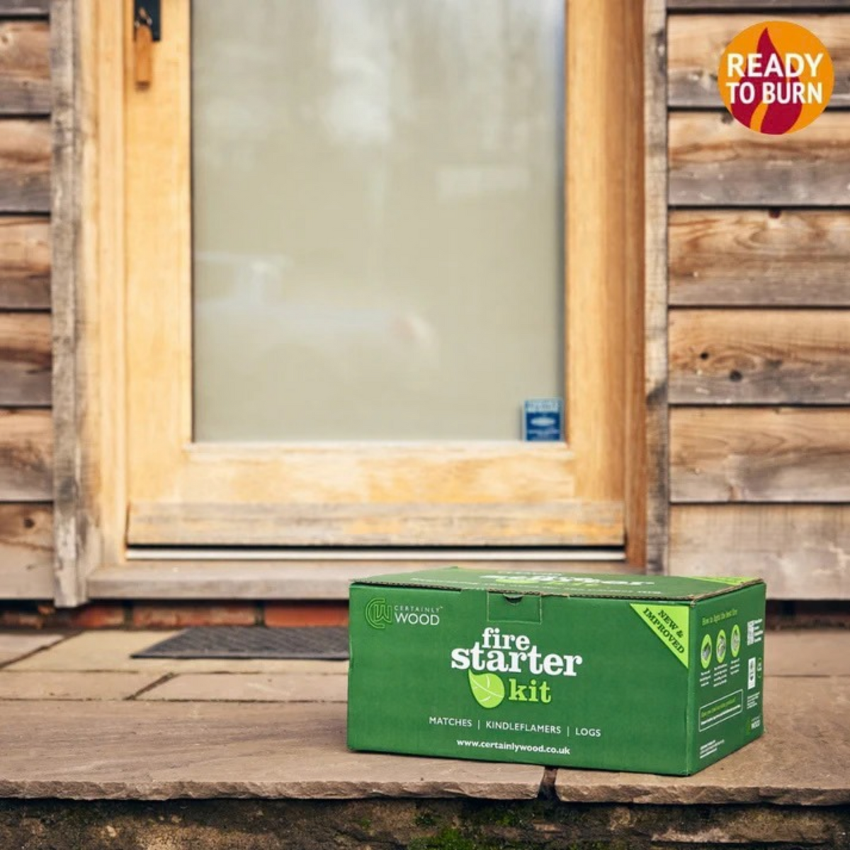 Kiln Dried Hardwood Starter Kit – Logs, Firelighters & Matches
