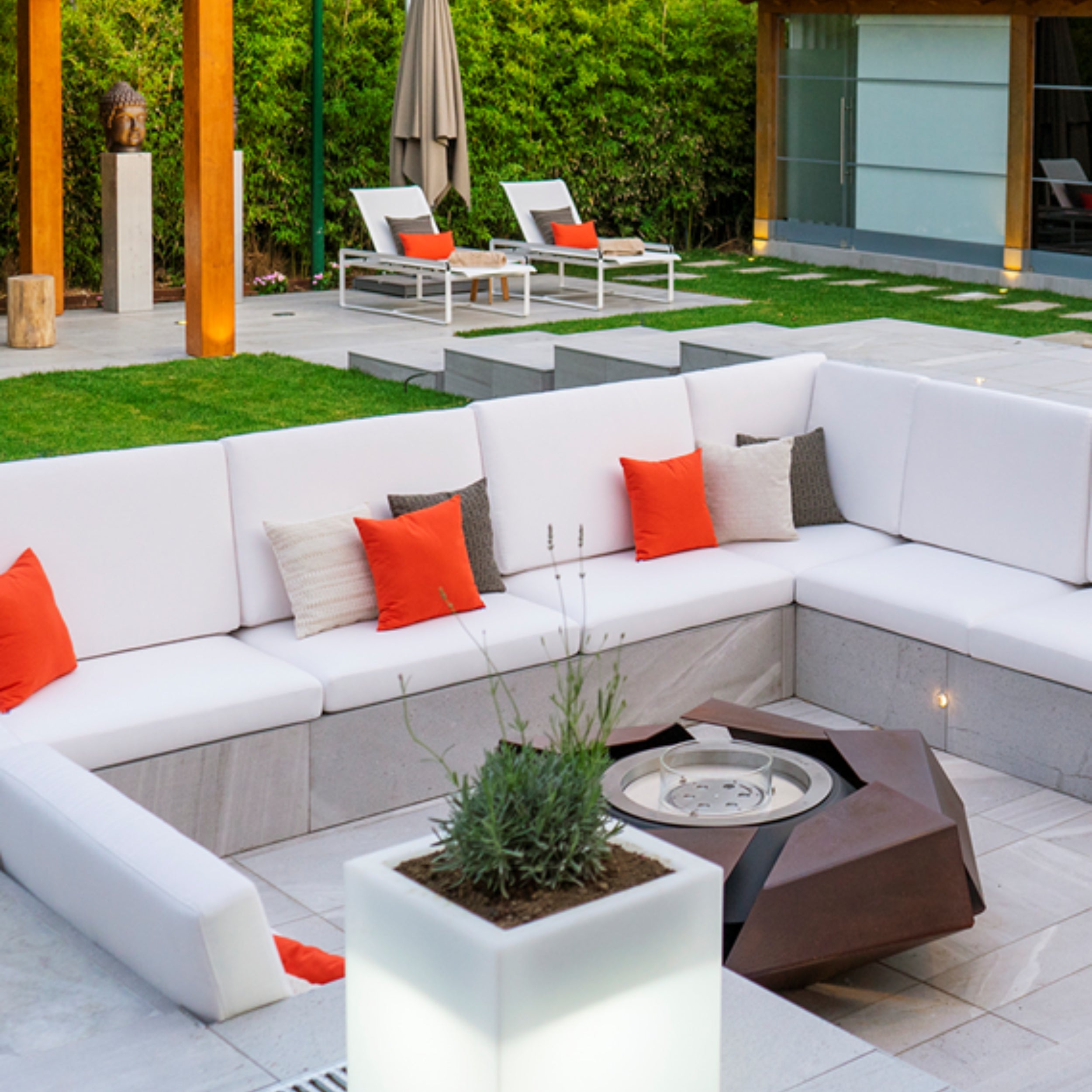 GlammFire Stravaganza Outdoor Fire Pit – Wood, Gas or Bioethanol