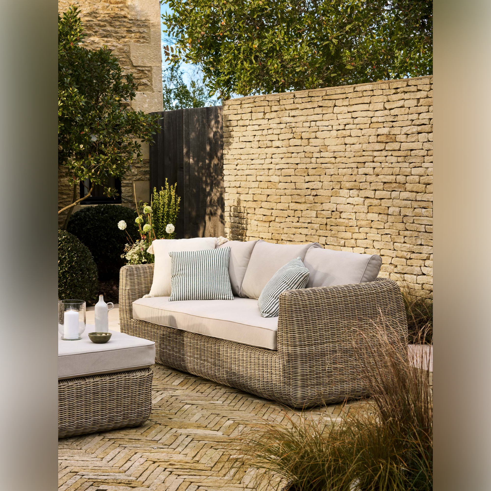Skala 3 Seater Outdoor Sofa Set – PE Rattan