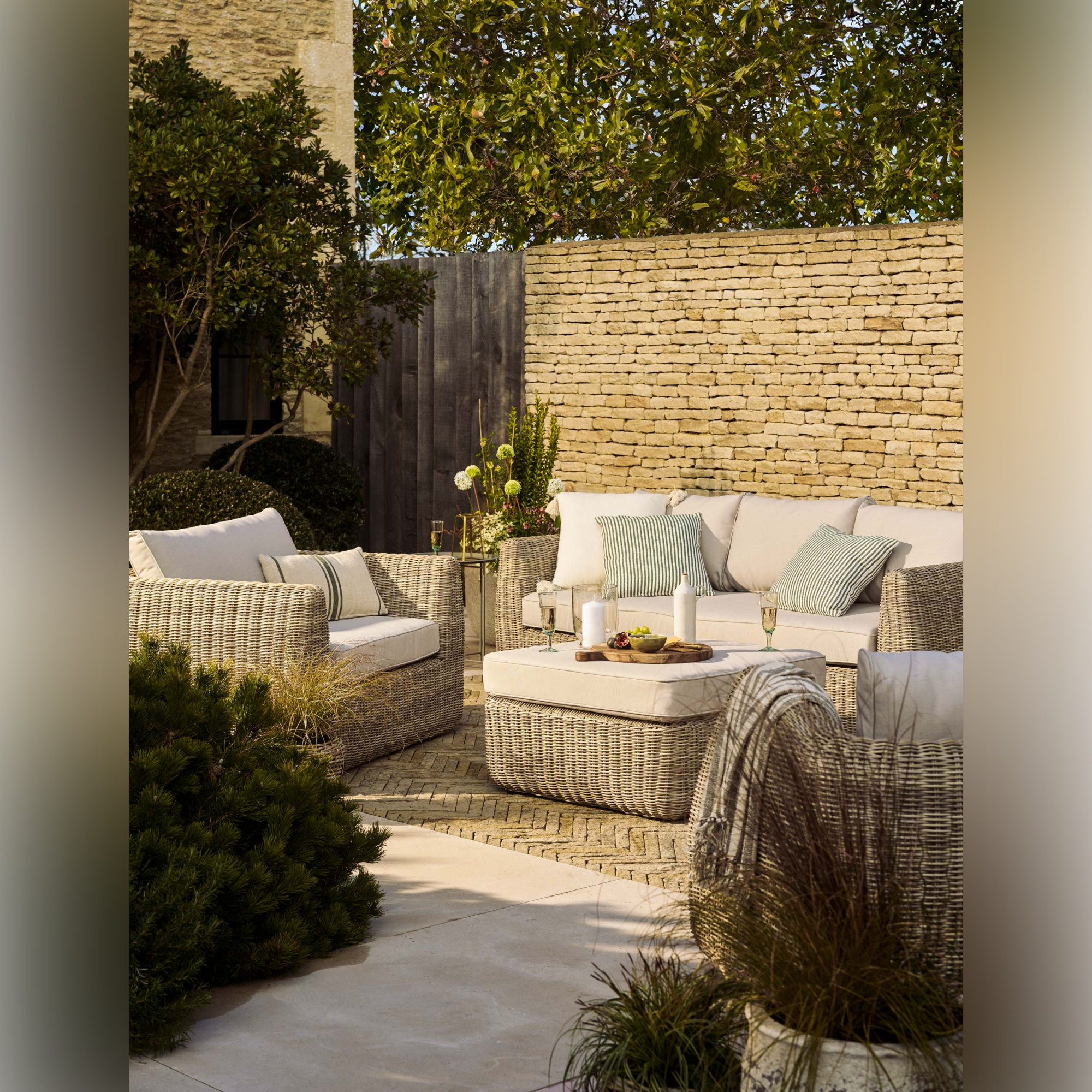 Skala 3 Seater Outdoor Sofa Set – PE Rattan