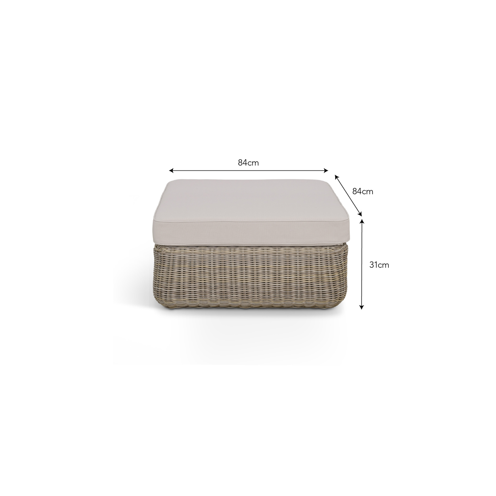 Skala Ottoman – PE Rattan