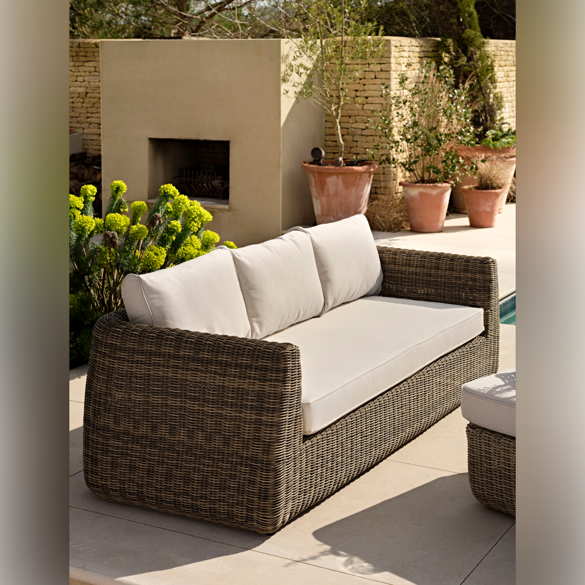 Skala 3 Seater Outdoor Sofa Set – PE Rattan