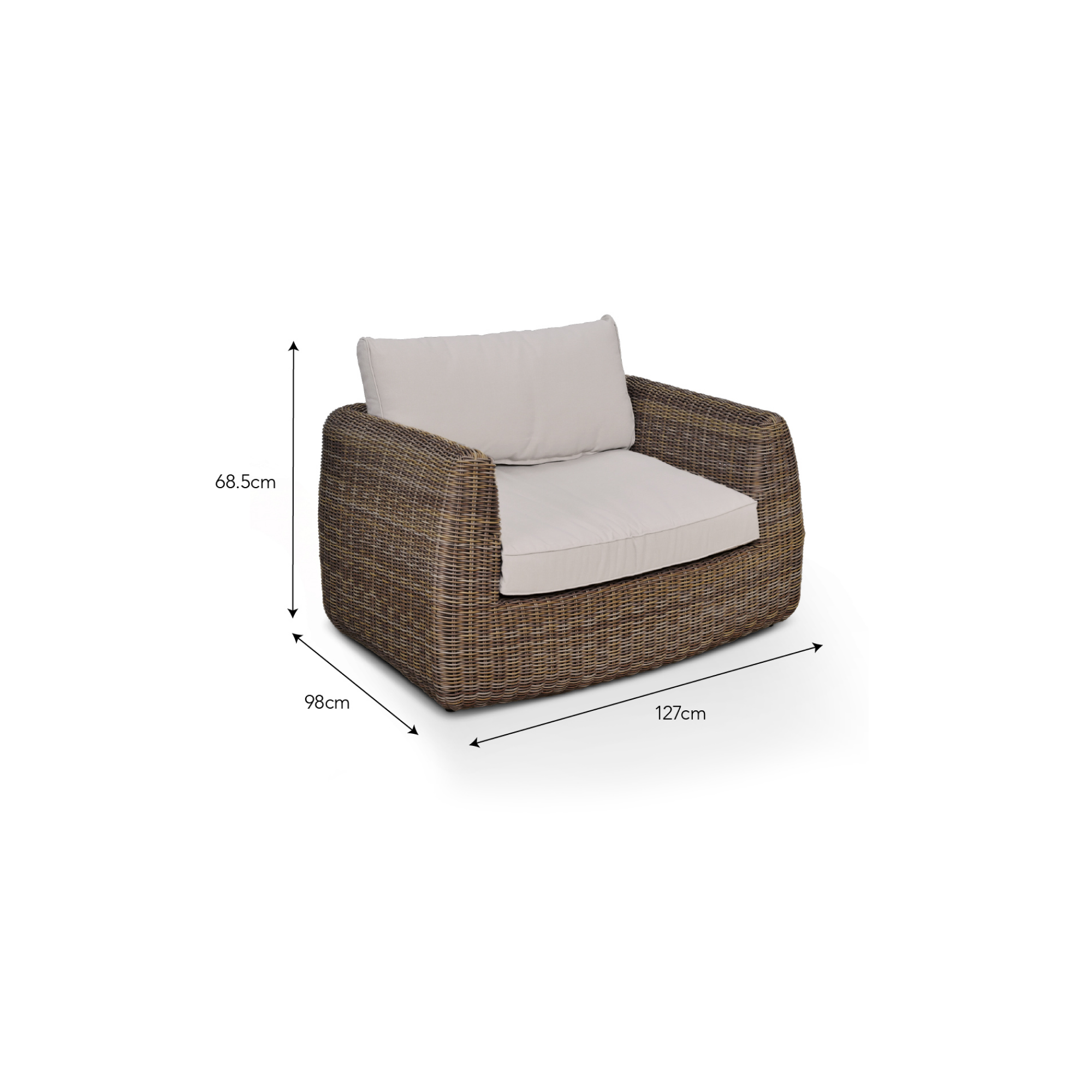 Skala XL Armchair – PE Rattan
