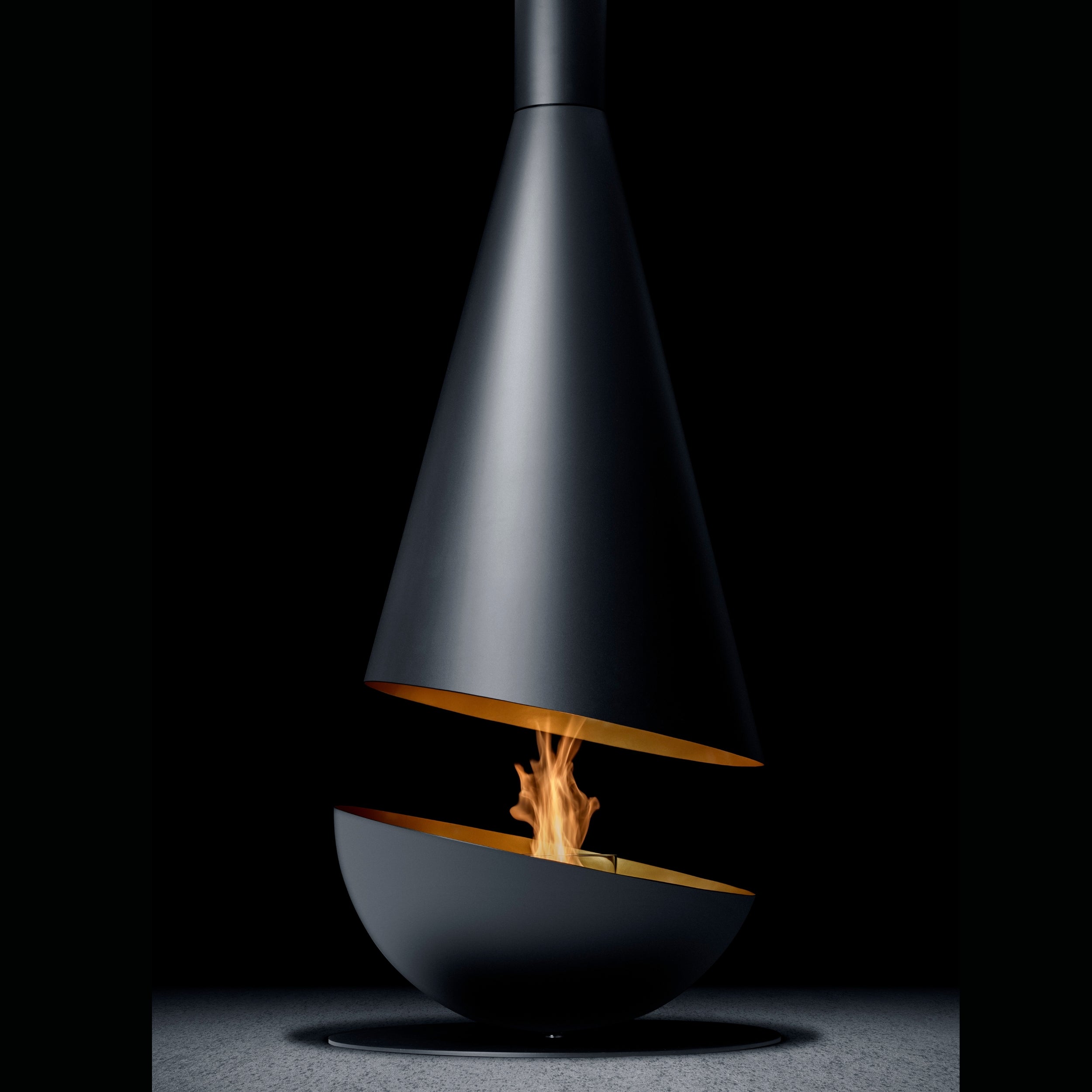GlammFire Thales Bioethanol Suspended Fireplace