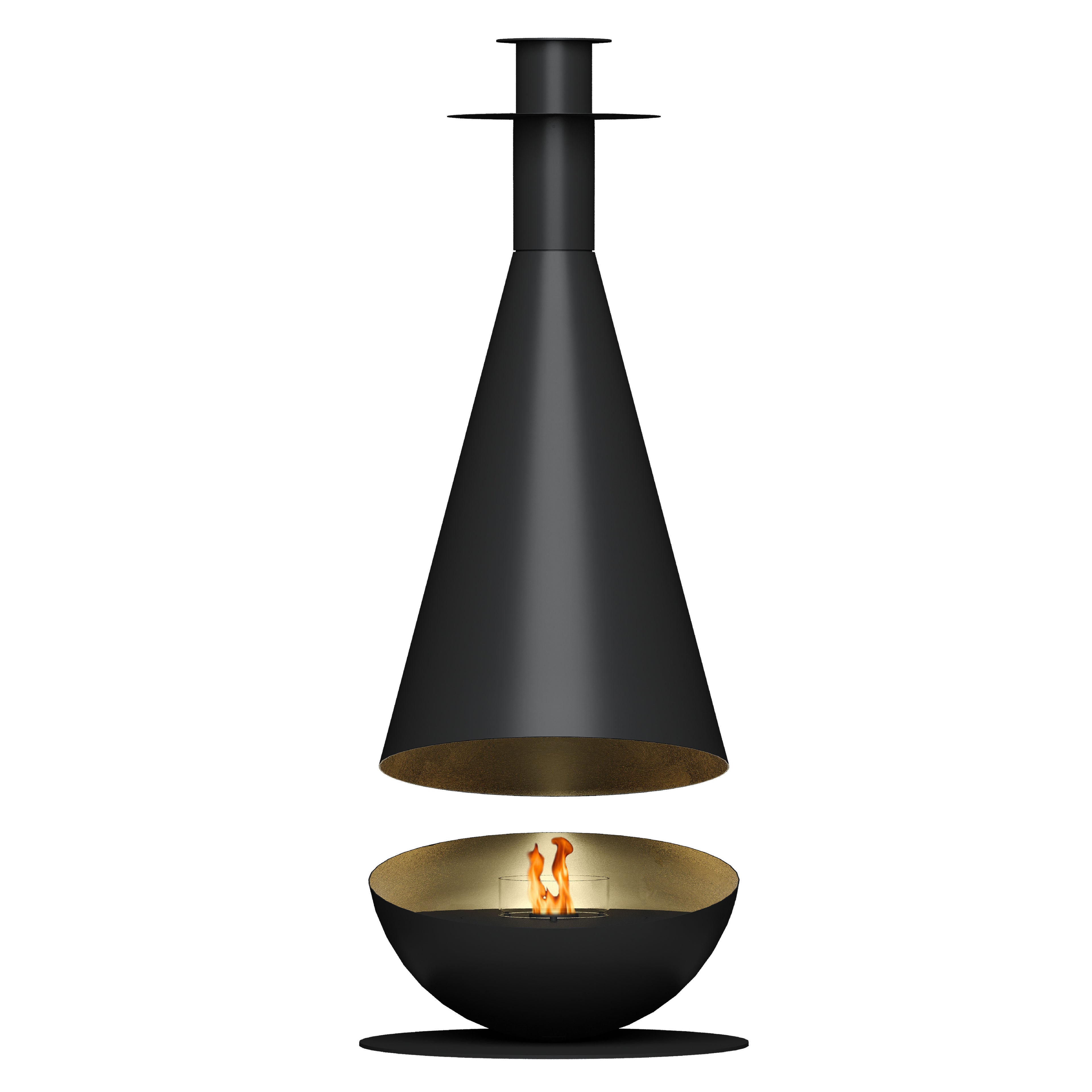 GlammFire Thales Bioethanol Suspended Fireplace