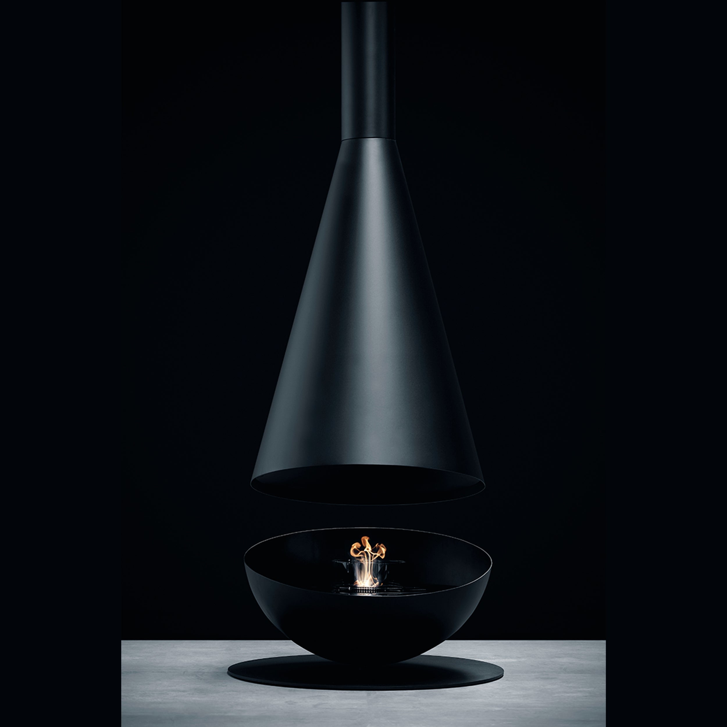 GlammFire Thales Bioethanol Suspended Fireplace