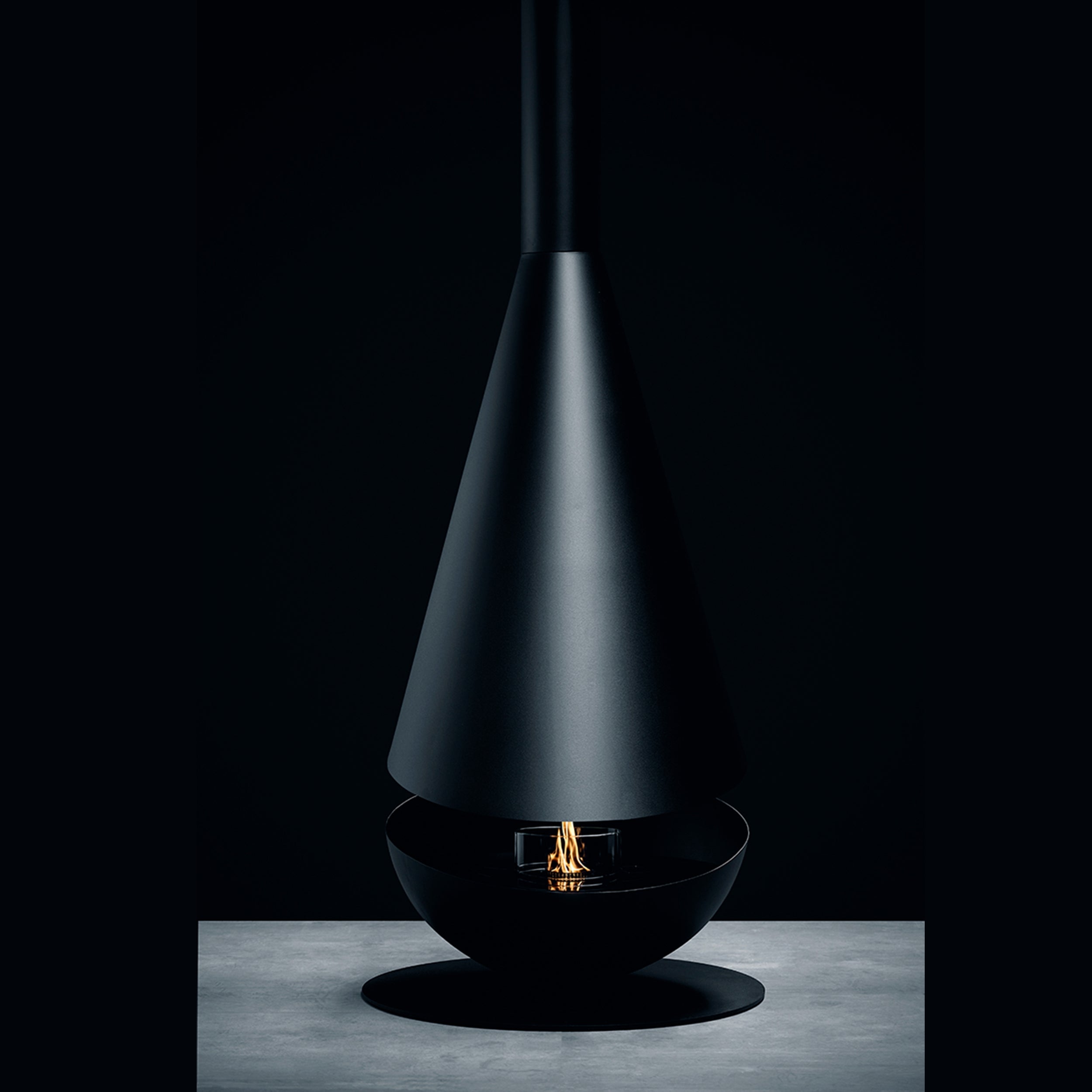 GlammFire Thales Bioethanol Suspended Fireplace
