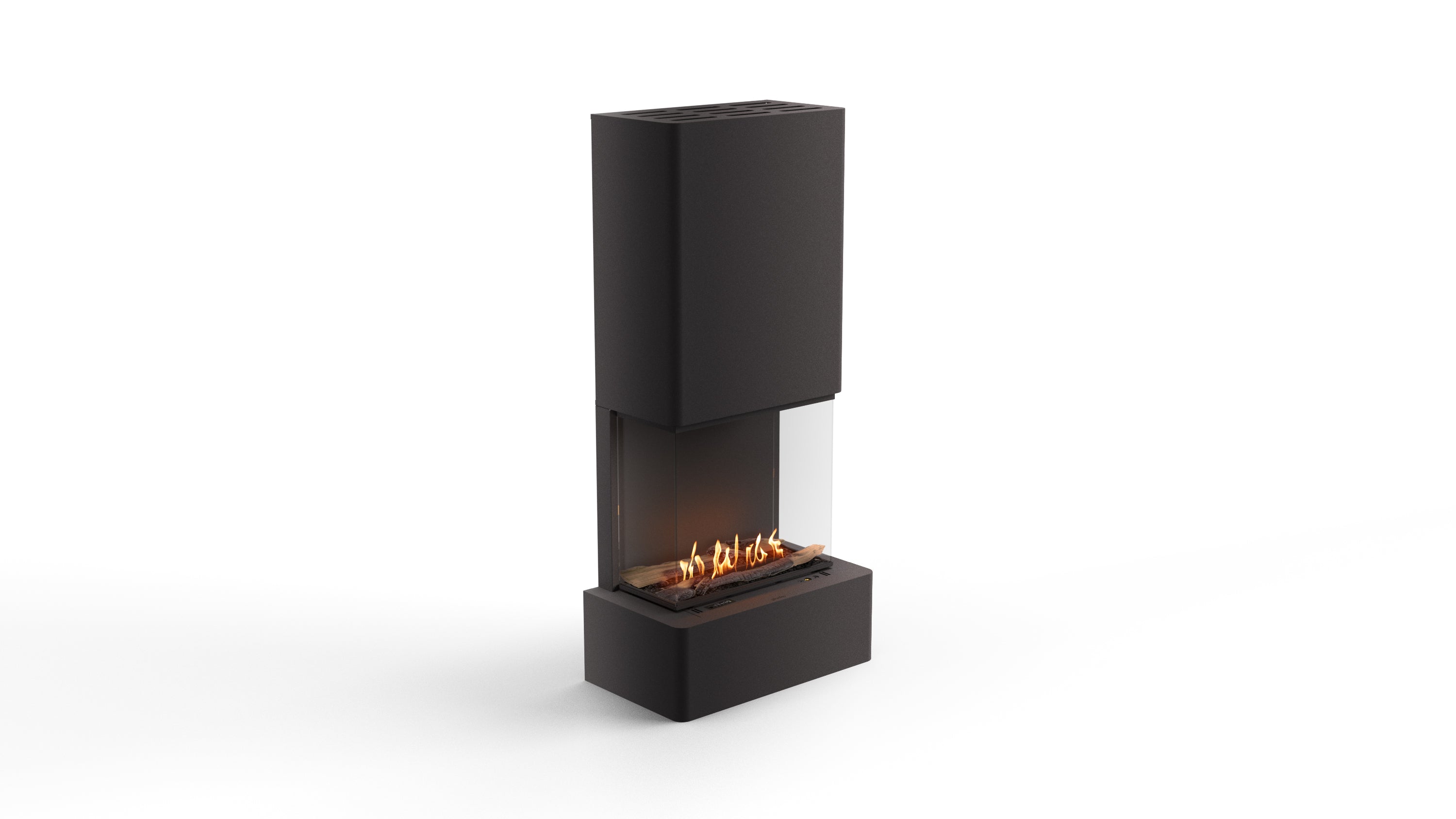 Planika Vertis – Freestanding Bioethanol Fireplace (Automatic Burner)
