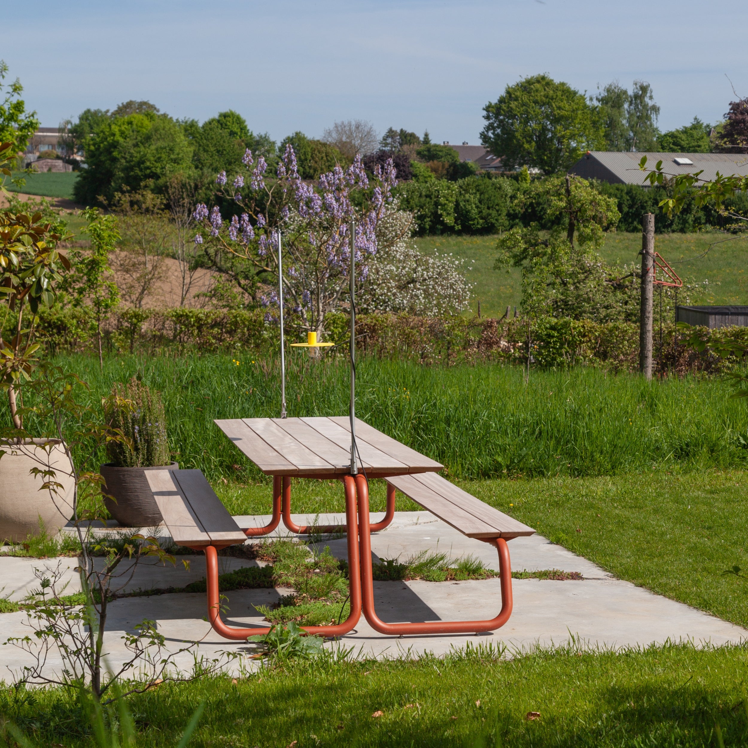 WÜNDER The Table Outdoor Dining Table & Bench Set