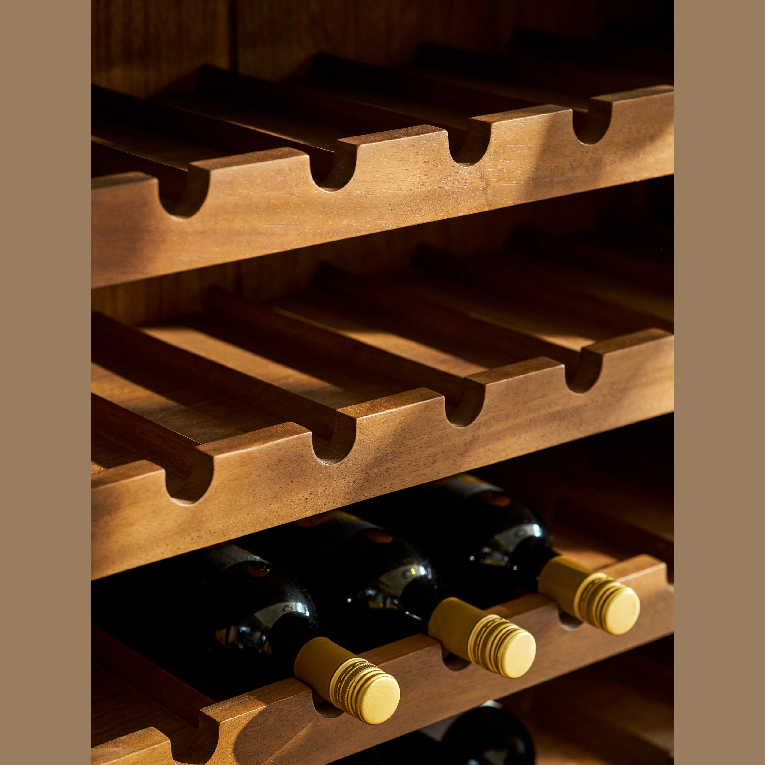 Walcote Wine Rack Sideboard – Bayur Wood | AEMYR