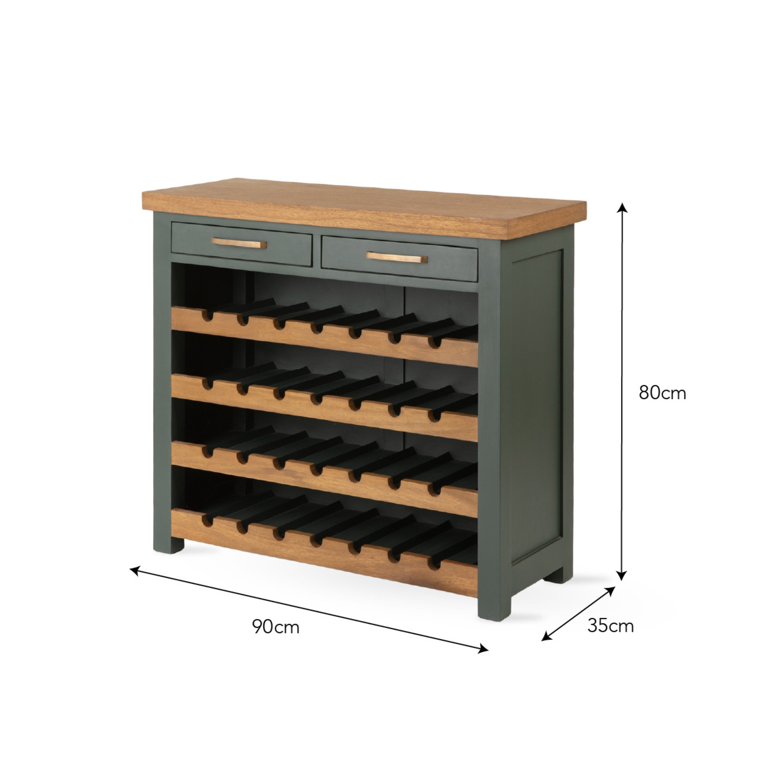 Walcote Wine Rack Sideboard – Bayur Wood | AEMYR