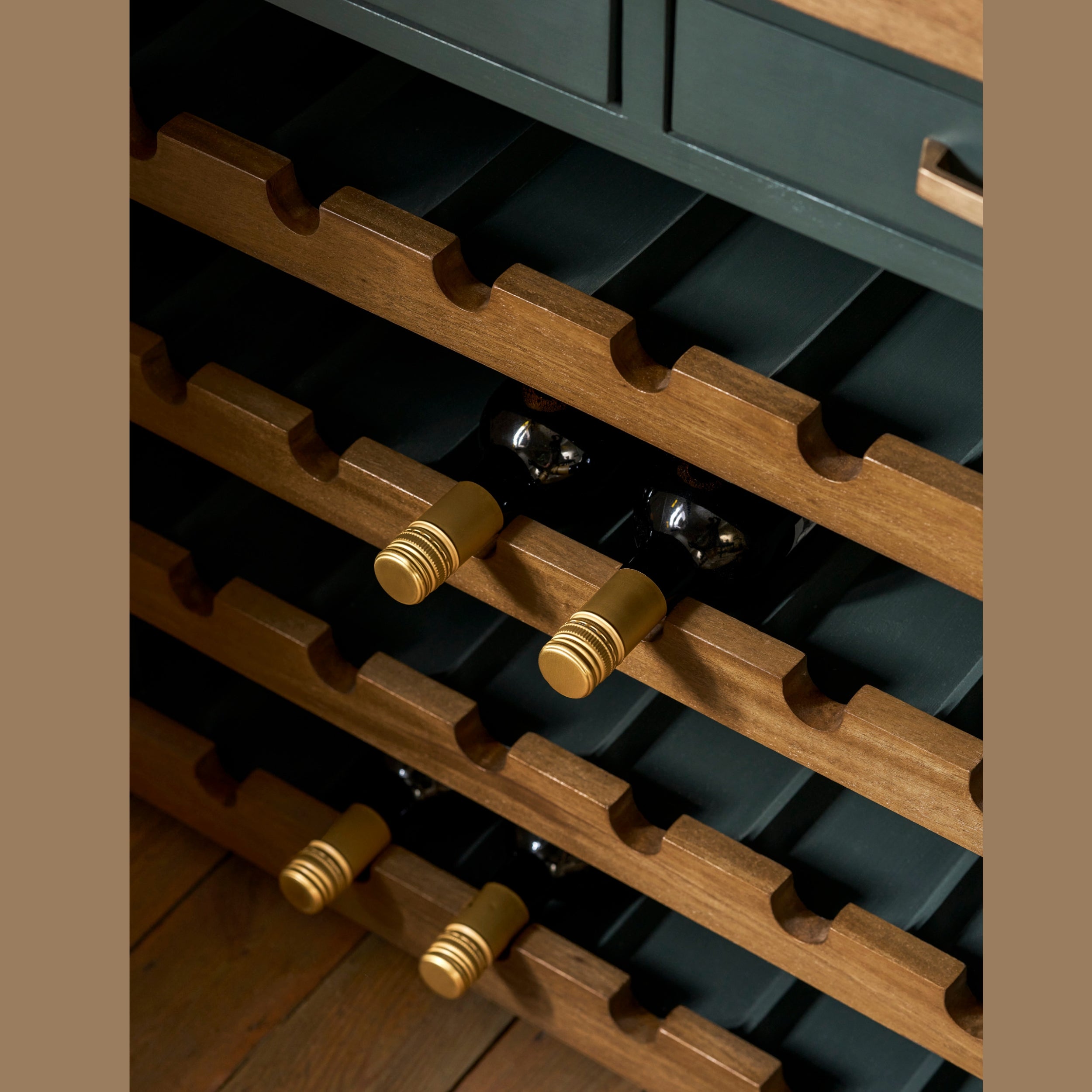 Walcote Wine Rack Sideboard – Bayur Wood | AEMYR