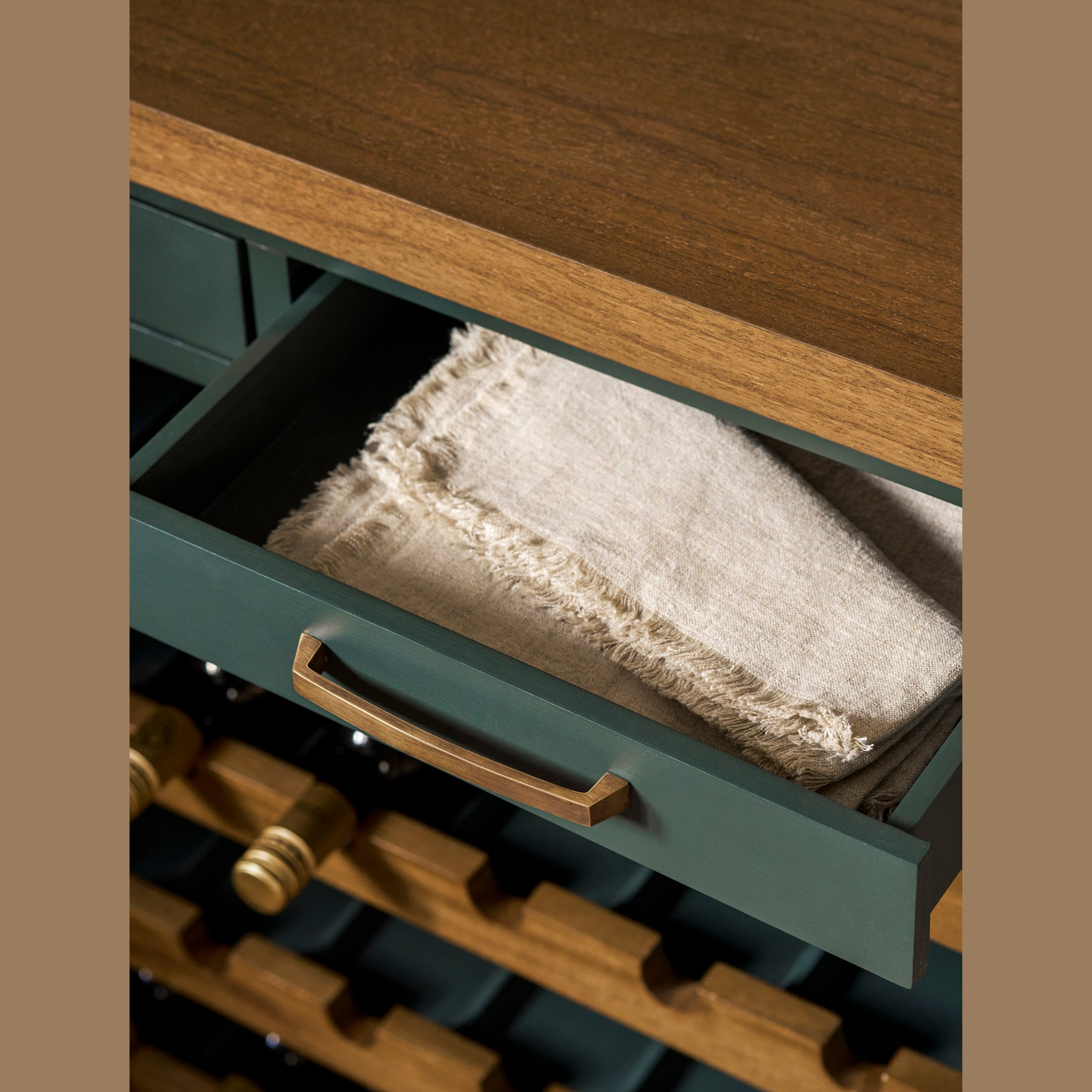 Walcote Wine Rack Sideboard – Bayur Wood | AEMYR