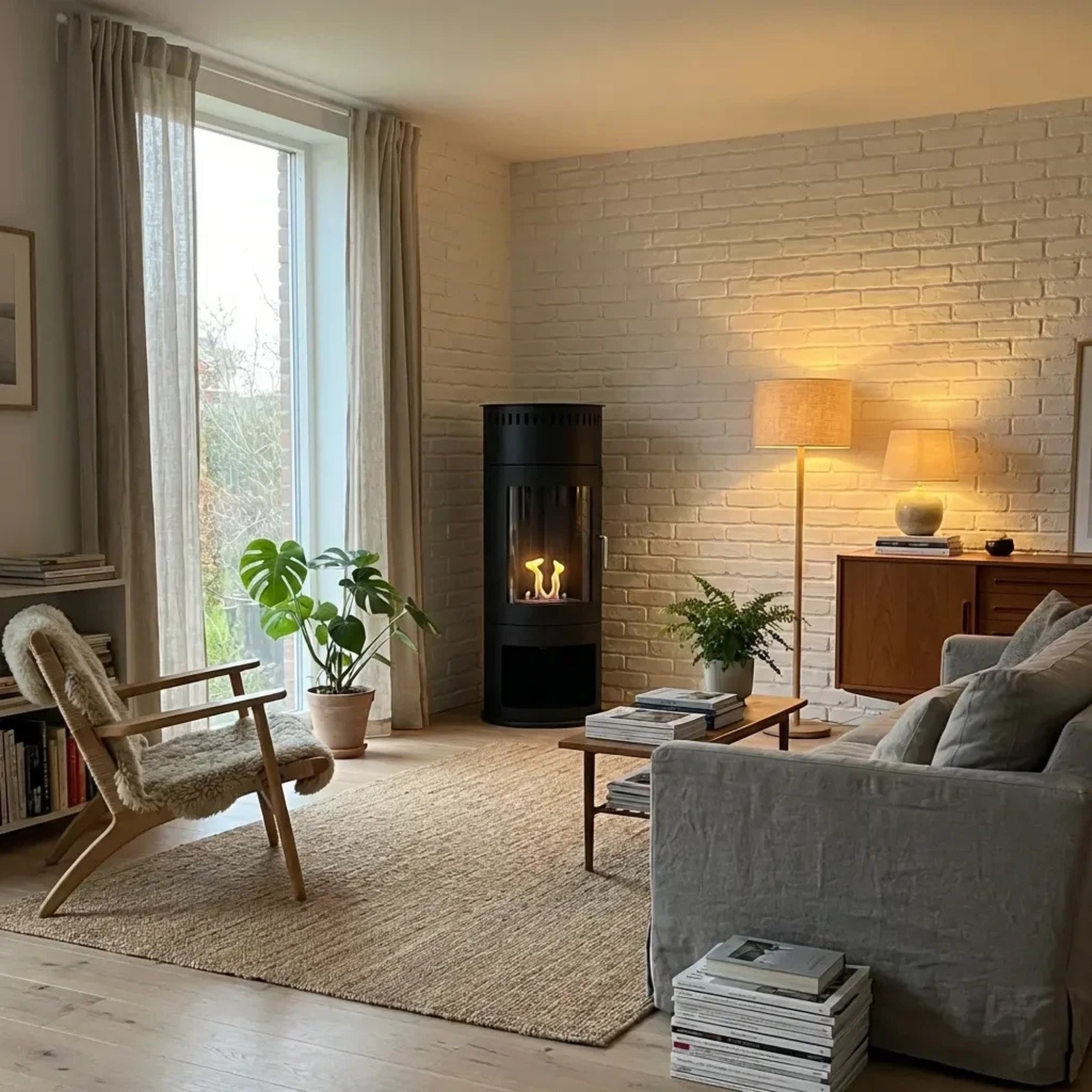 ScandiFlames Washington Freestanding Bioethanol Stove