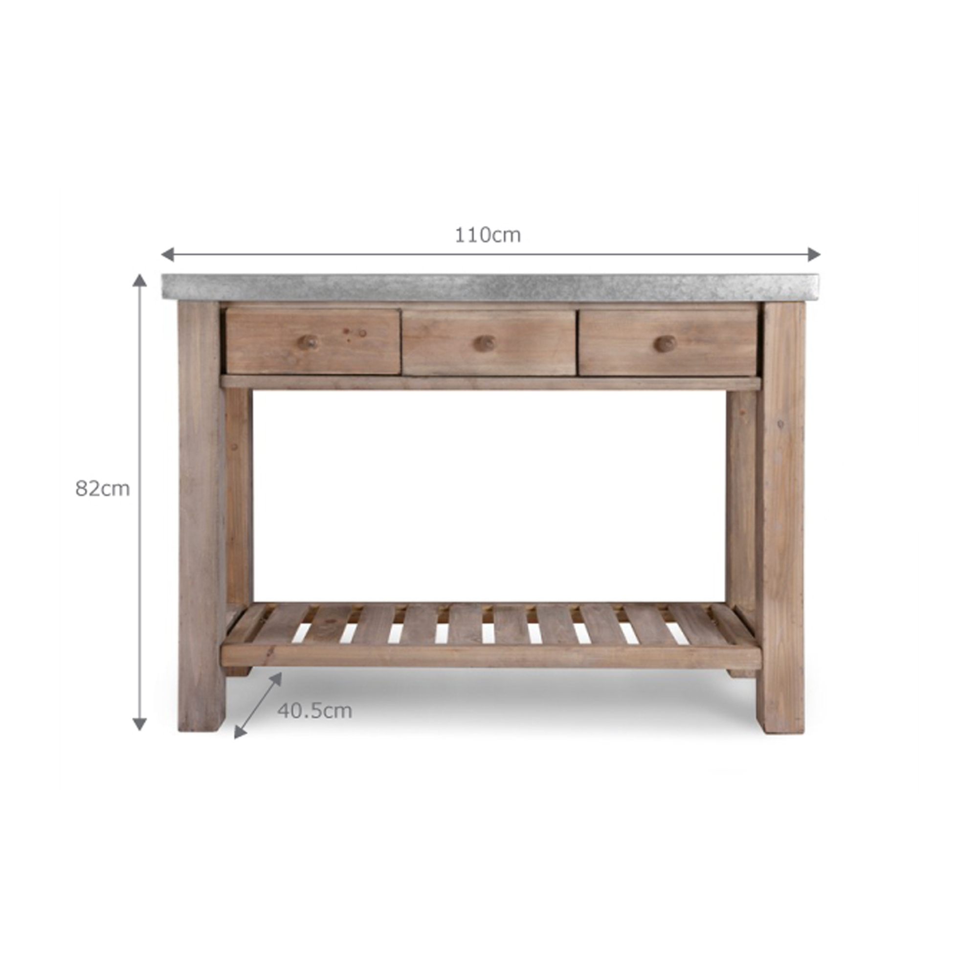 Aldsworth Potting Table – Natural Spruce