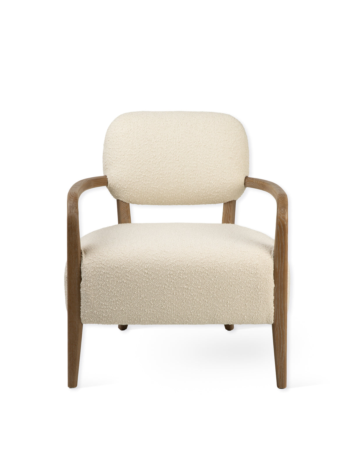 Cherhill Armchair – Ash Wood, White