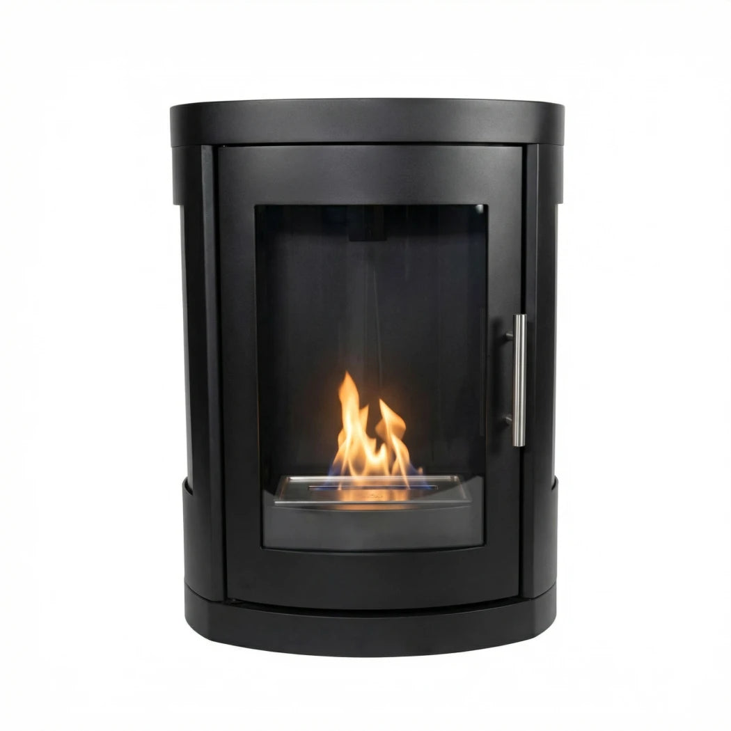 ScandiFlames Oregon Wall-Mounted Bioethanol Fireplace lifestyle view 4
