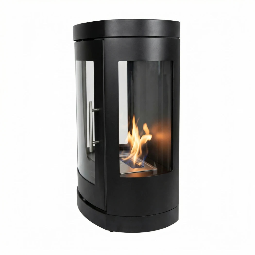 ScandiFlames Oregon Wall-Mounted Bioethanol Fireplace lifestyle view 3