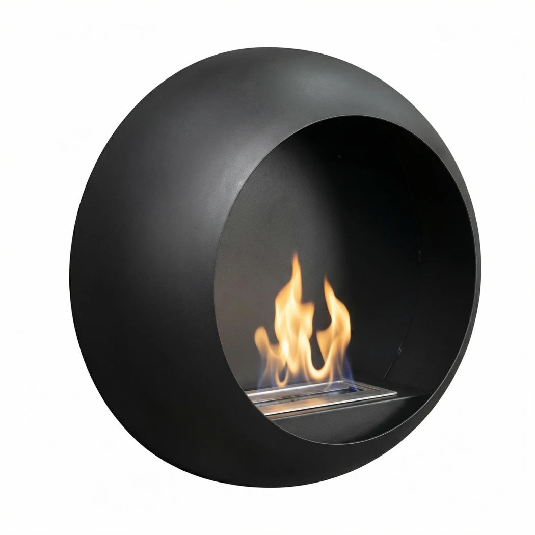 ScandiFlames Colorado Wall-Mounted Bioethanol Fireplace