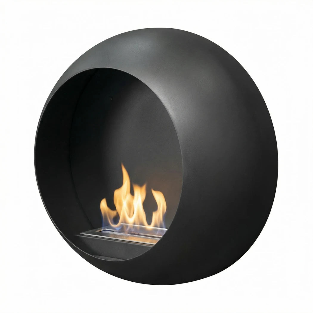 ScandiFlames Colorado Wall-Mounted Bioethanol Fireplace lifestyle view 2
