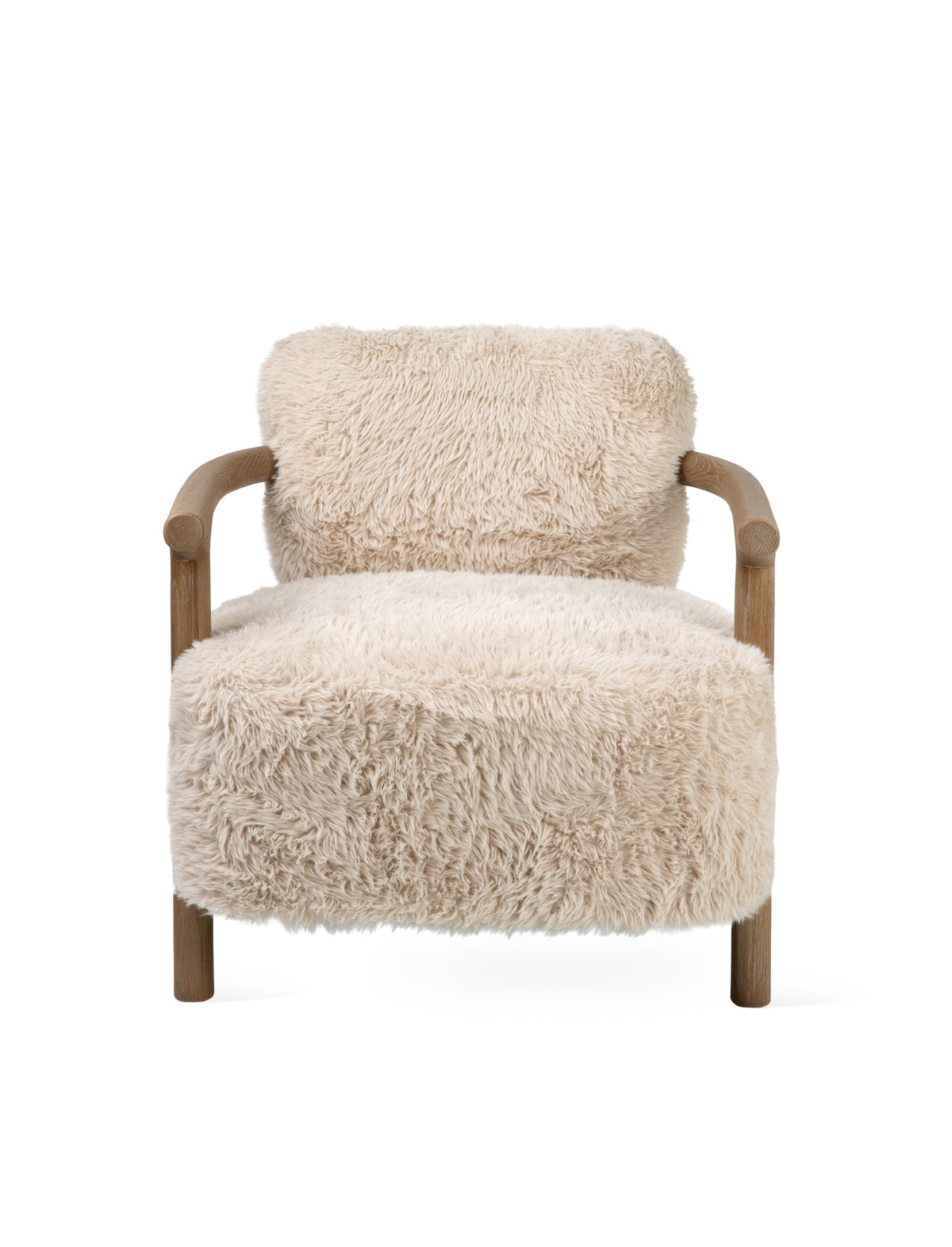 Eastcott Armchair – Ash Wood, Cream