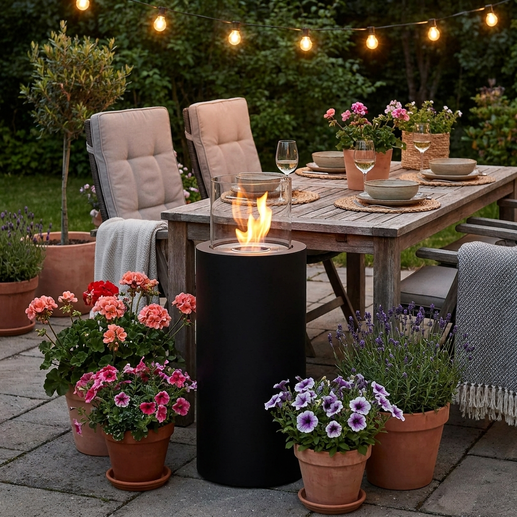 ScandiFlames Dualis 2-in-1 Bioethanol Fireplace