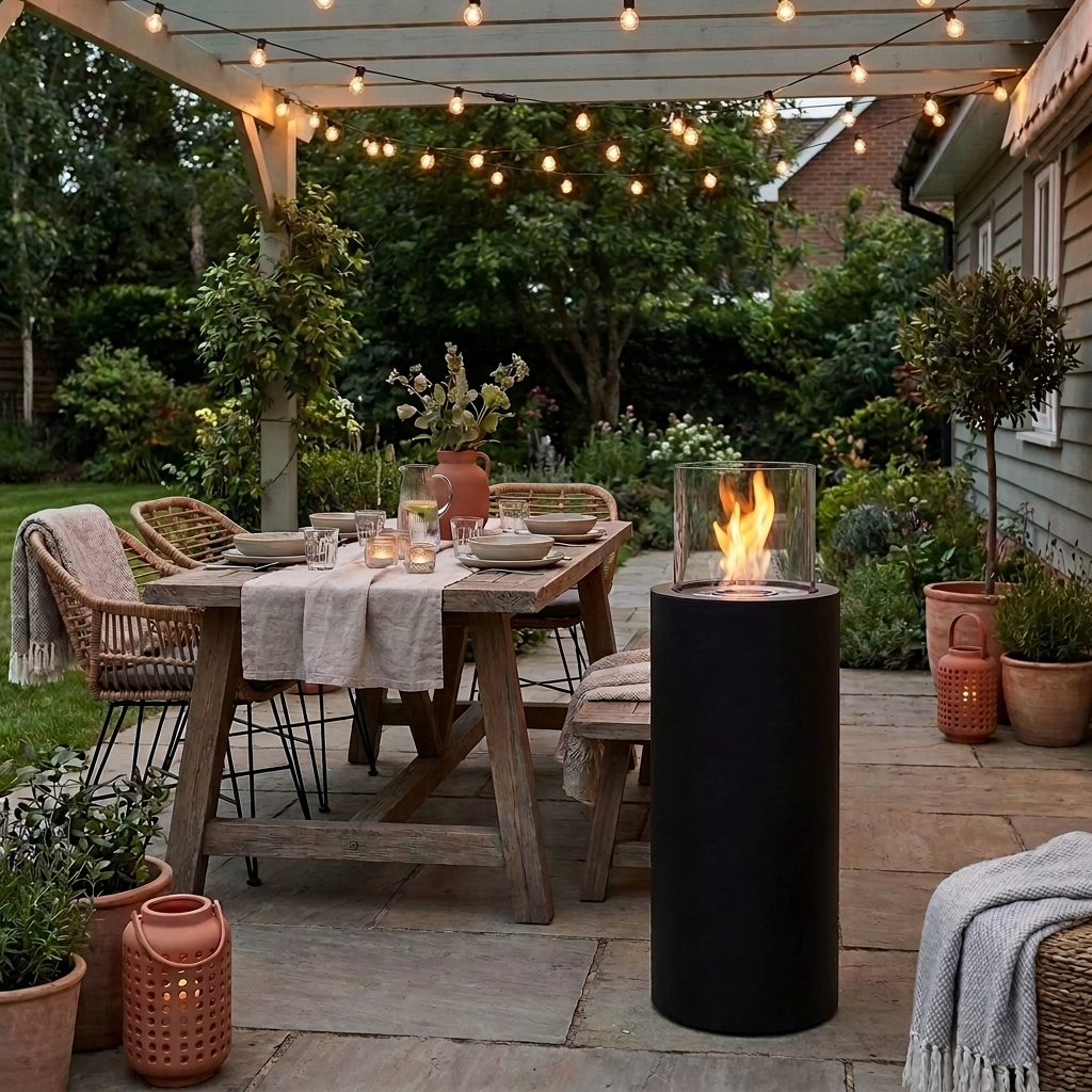 ScandiFlames Dualis 2-in-1 Bioethanol Fireplace
