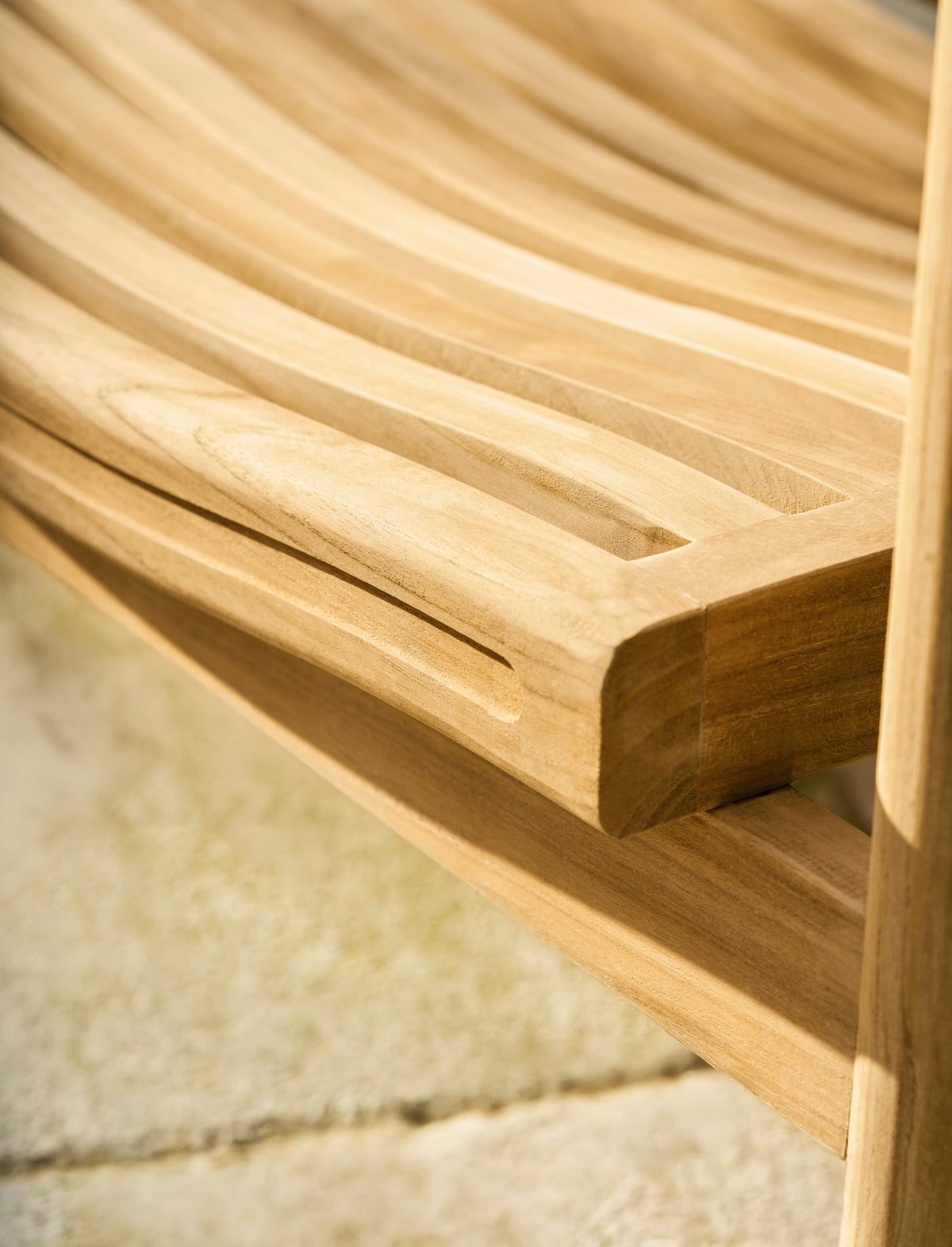 Coate 2 Seater Bench – Teak, Natural
