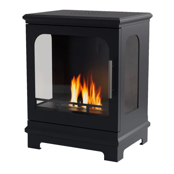 ScandiFlames Honolulu – Black Freestanding Bioethanol Stove
