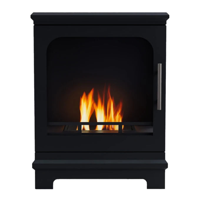 ScandiFlames Honolulu – Black Freestanding Bioethanol Stove