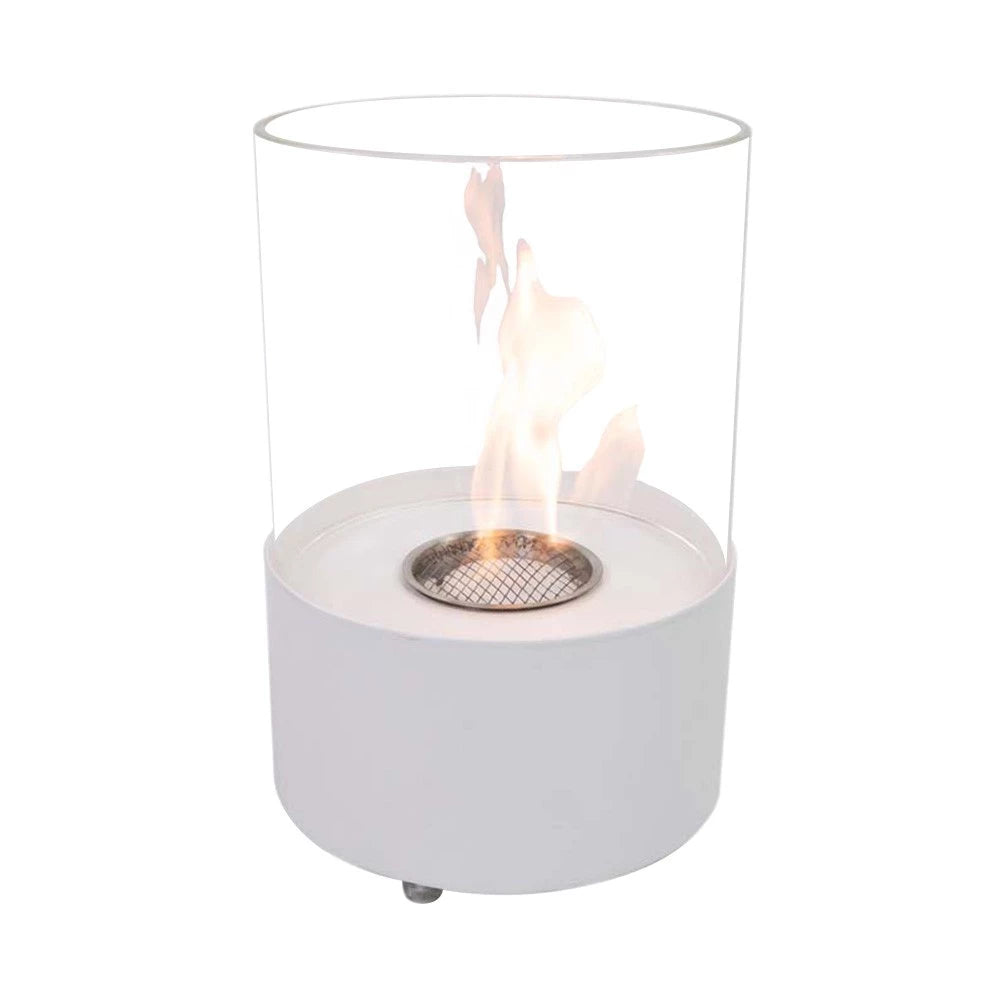 ScandiFlames Kennington Tabletop Bioethanol Fireplace – White